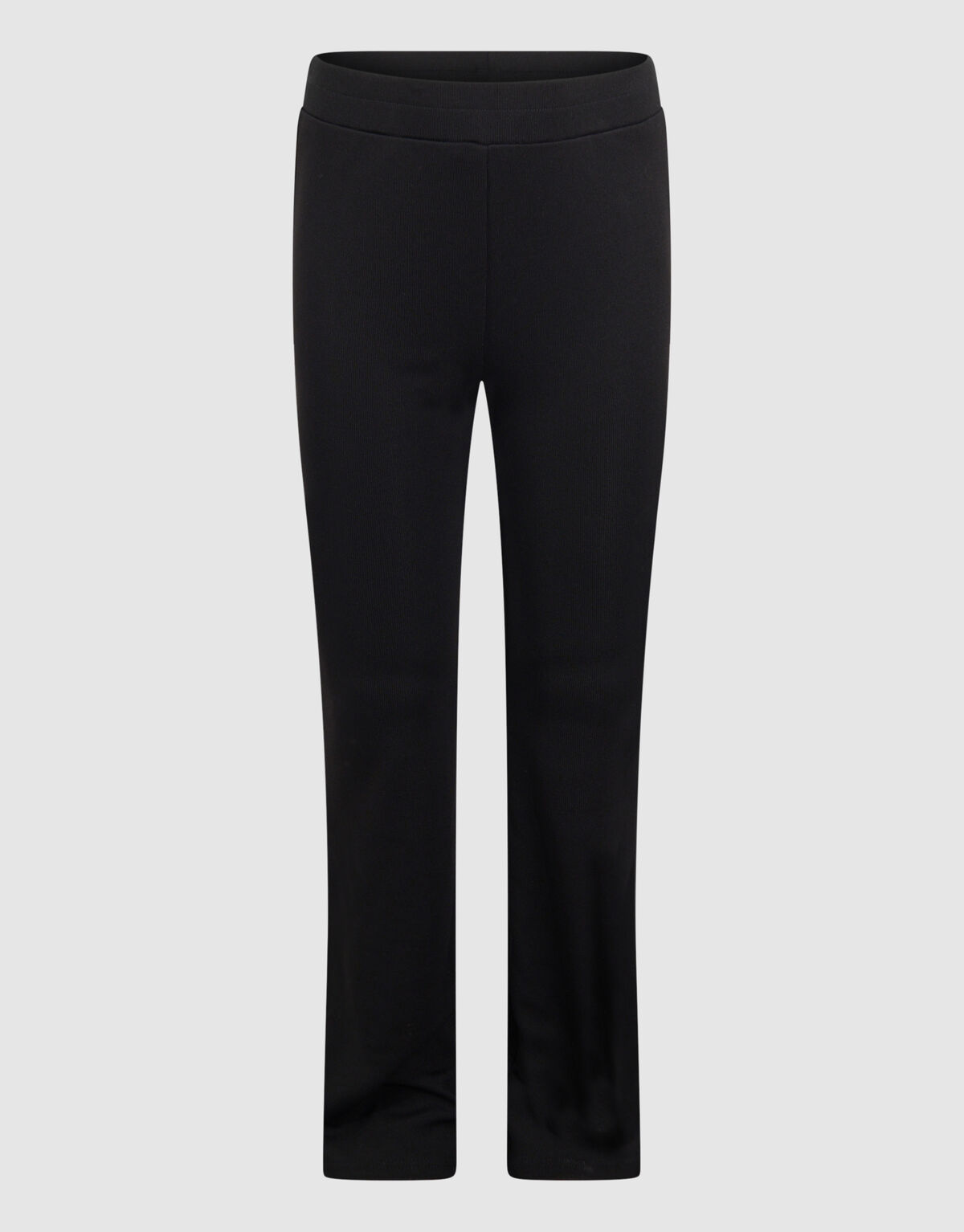 Rib Flared Legging Zwart SHOEBY GIRLS