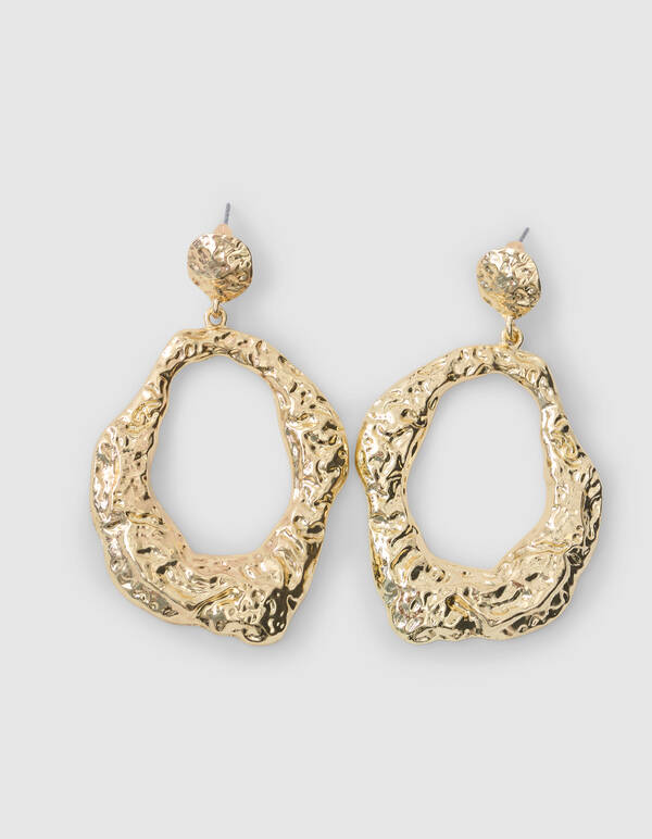 Hammerd Round Oorbellen Goud SHOEBY ACCESSOIRES
