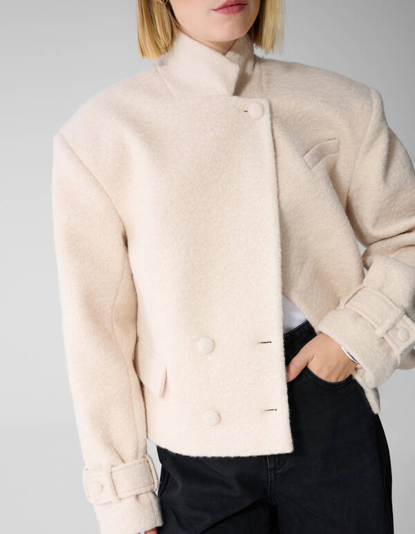 Teddy Boucl&eacute; Jack Gebroken Wit By Lonneke SHOEBY WOMEN