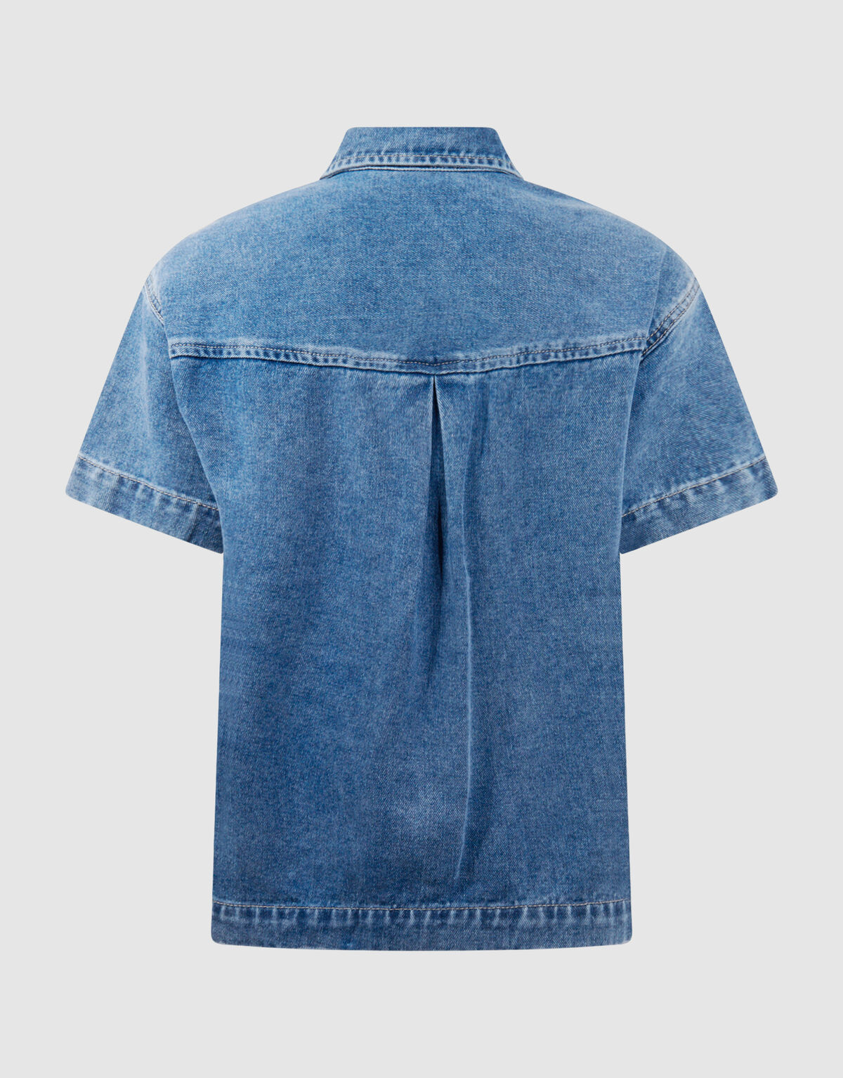 Denim Studs Blouse Blauw SHOEBY GIRLS