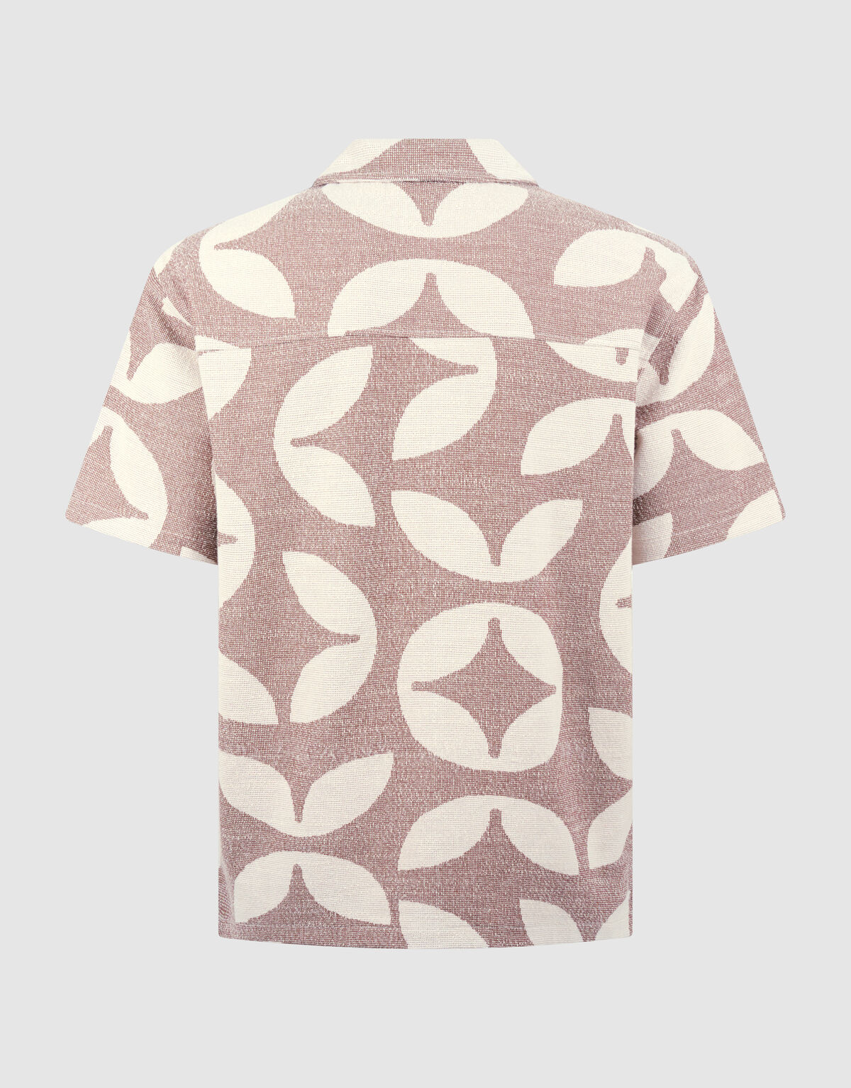 All-over Logo Print Overshirt Bruin SHOEBY MEN