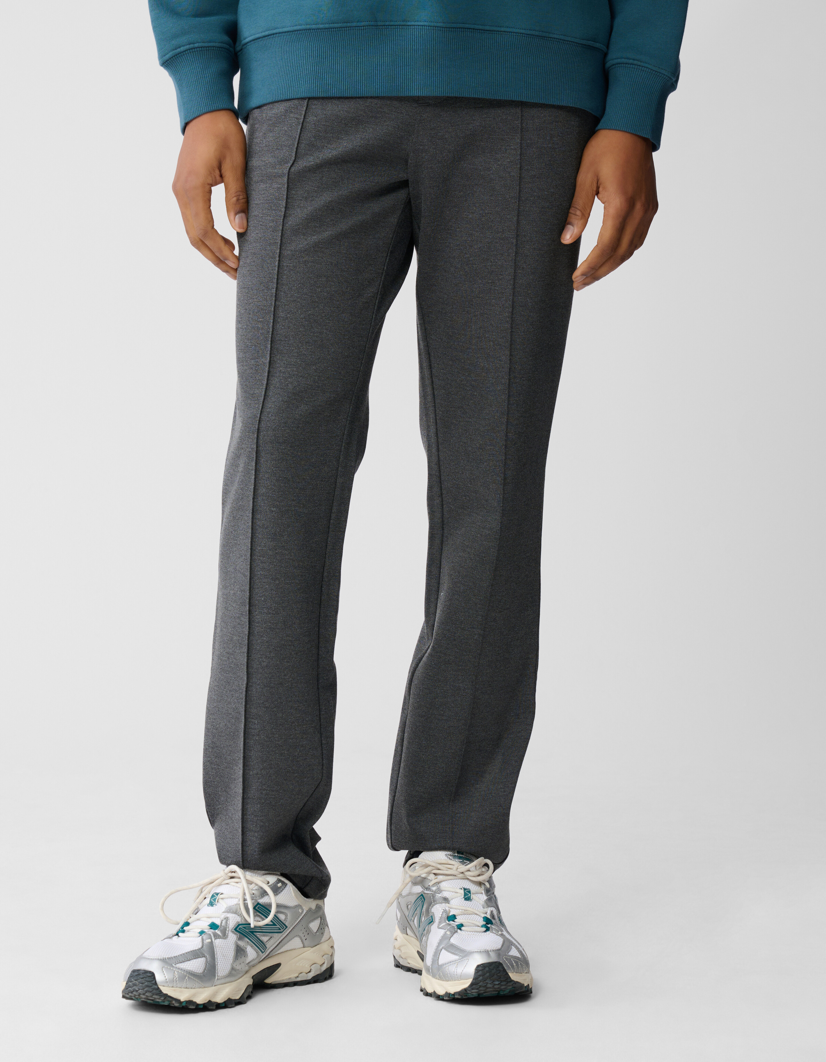 Tricot Broek Grijs SHOEBY MEN