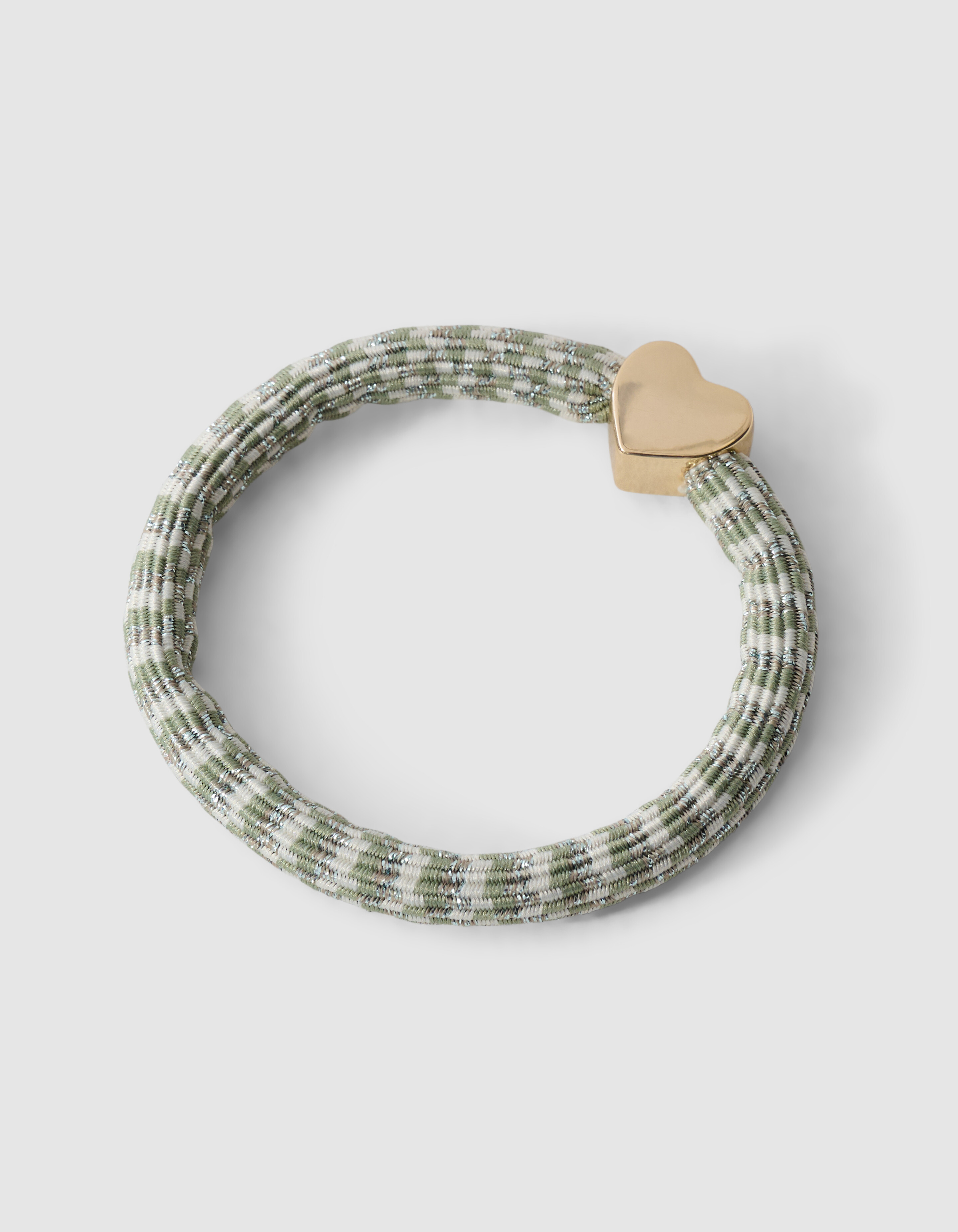 Charm Lurex Haarelastiek Groen SHOEBY ACCESSOIRES