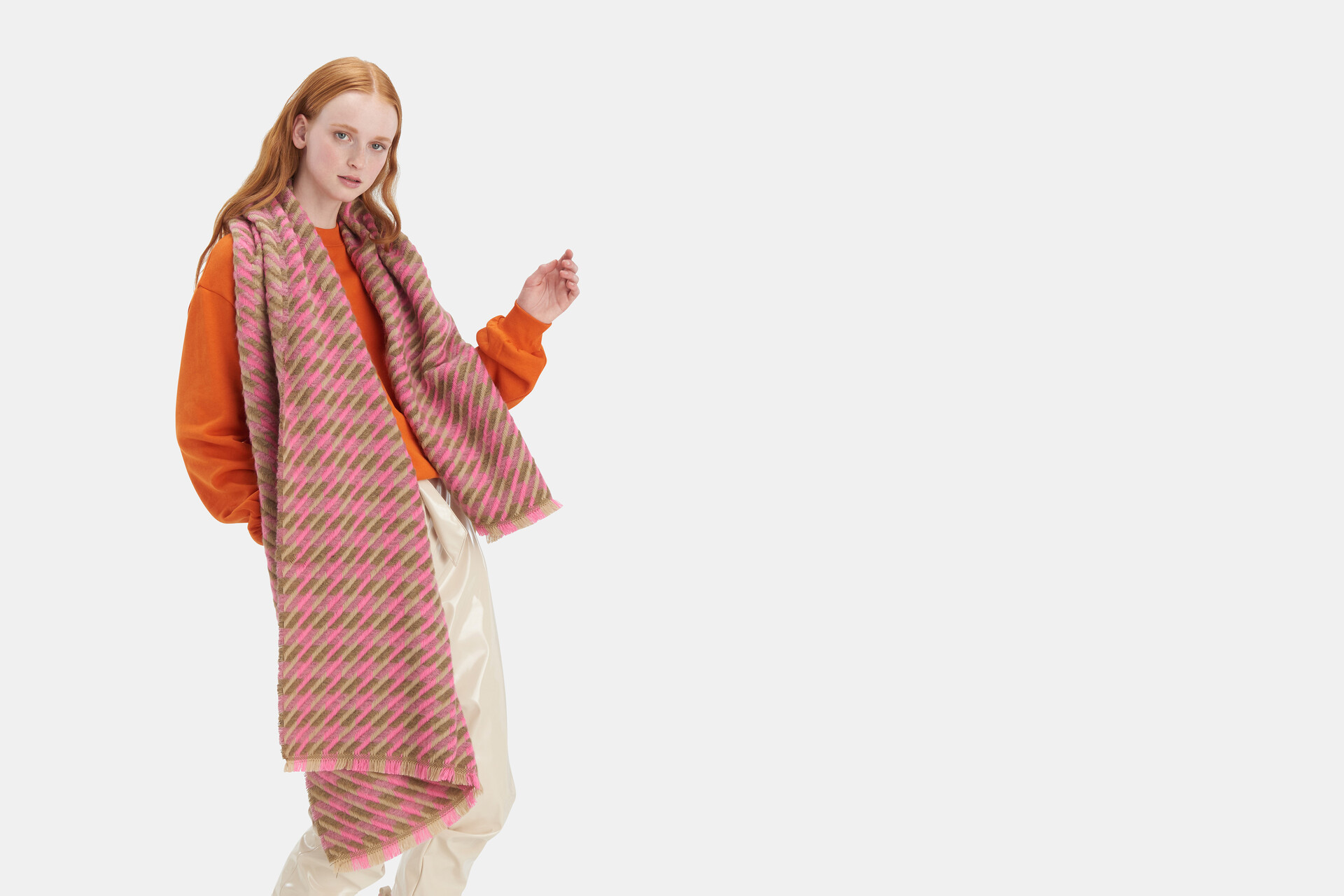 Pied De Poule Wintersjaal ACCESSOIRES SHOEBY