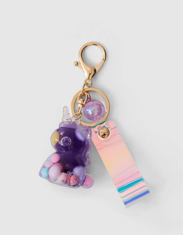 Unicorn Sleutelhanger Paars SHOEBY ACCESSOIRES