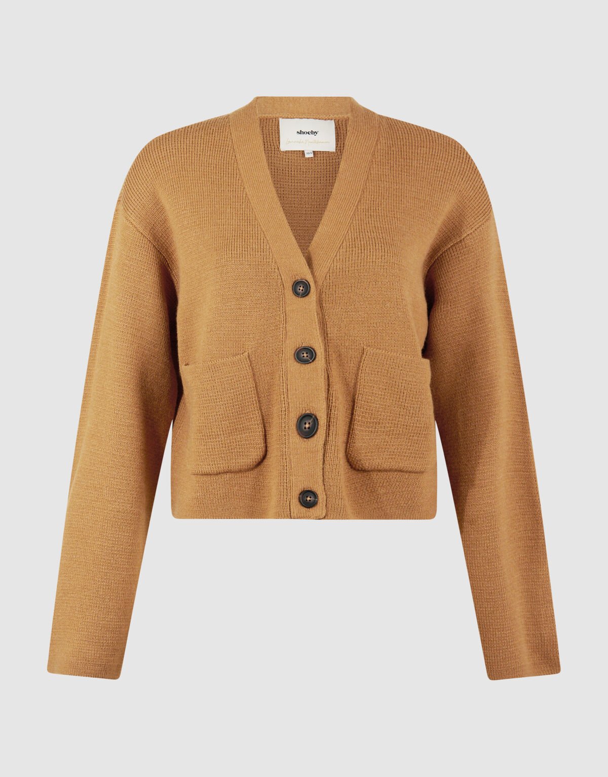 V-Hals Vest Camel By Lonneke SHOEBY WOMEN