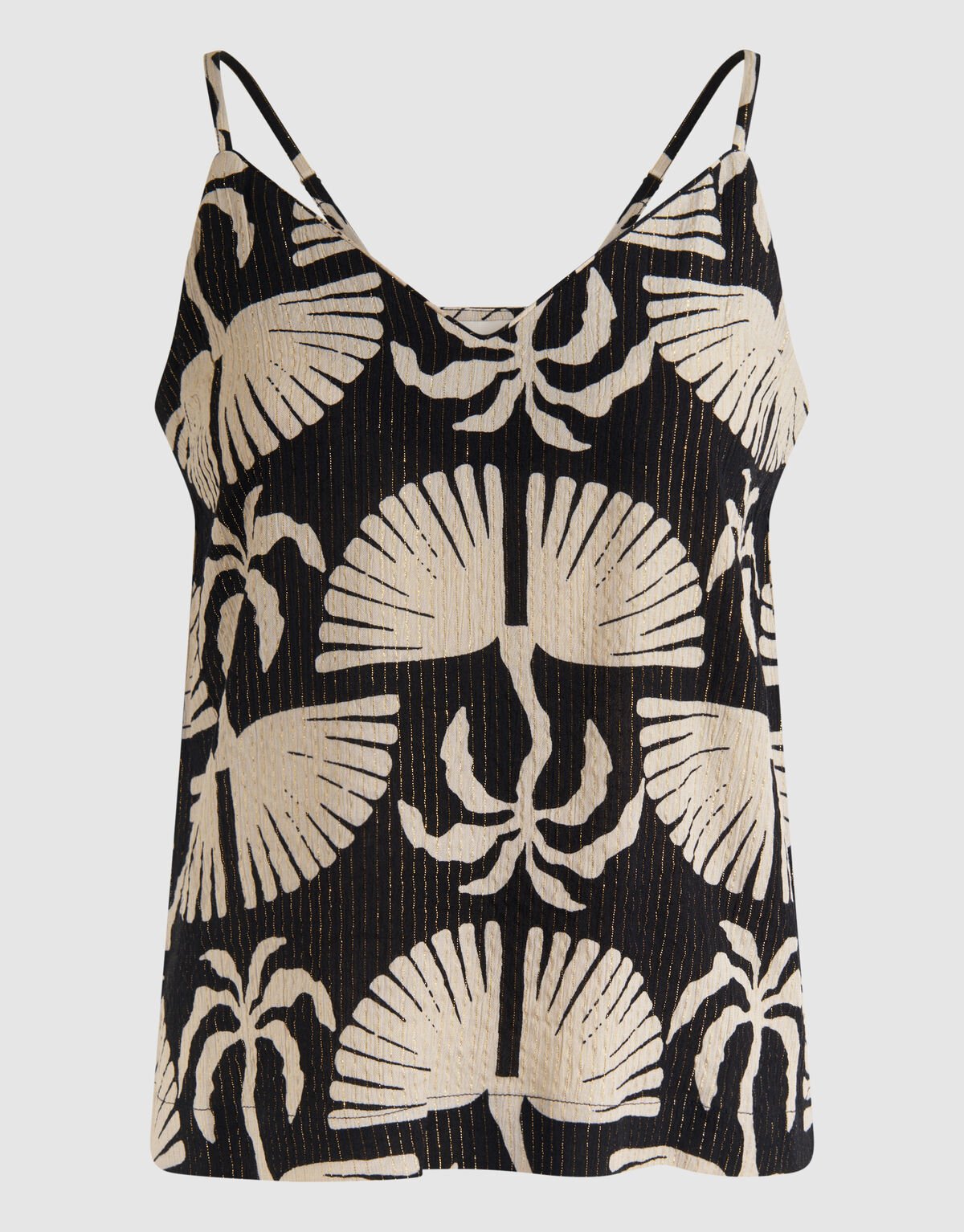 Printed Singlet Zwart/Wit SHOEBY WOMEN