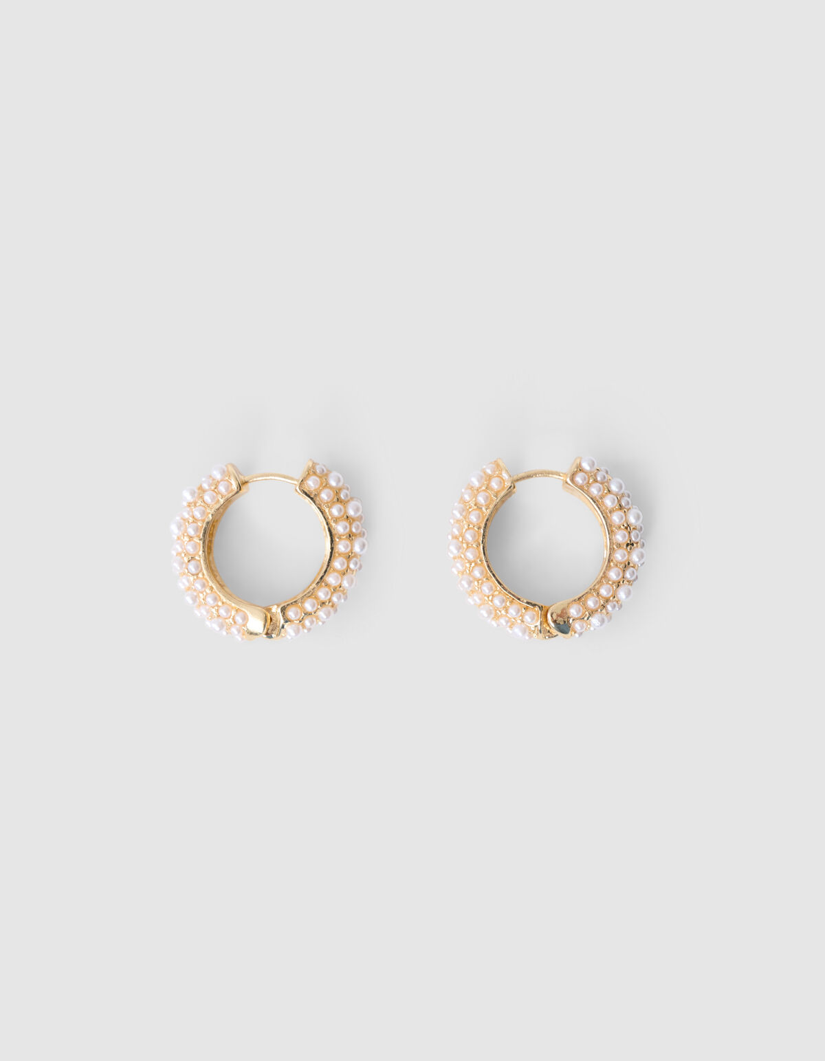 Parel Hoops Oorbellen Goud SHOEBY ACCESSOIRES