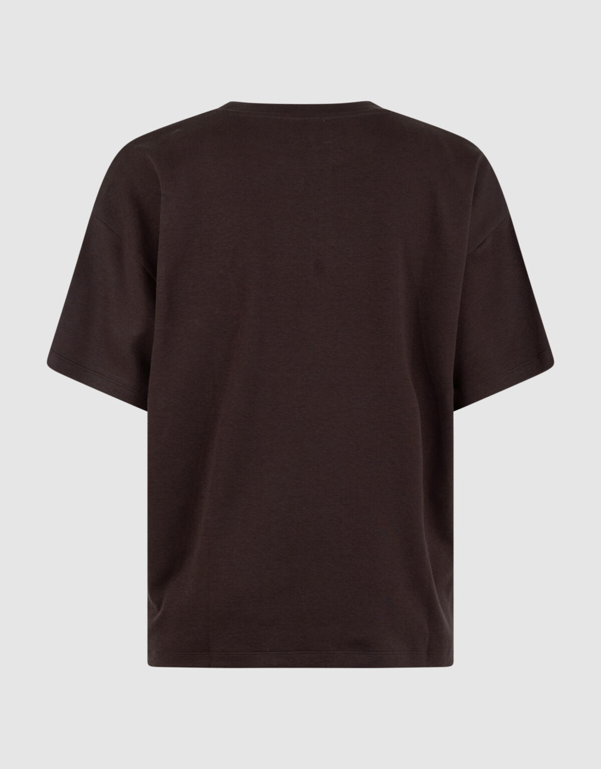 Oversized Fit T-shirt Donkerbruin SHOEBY WOMEN