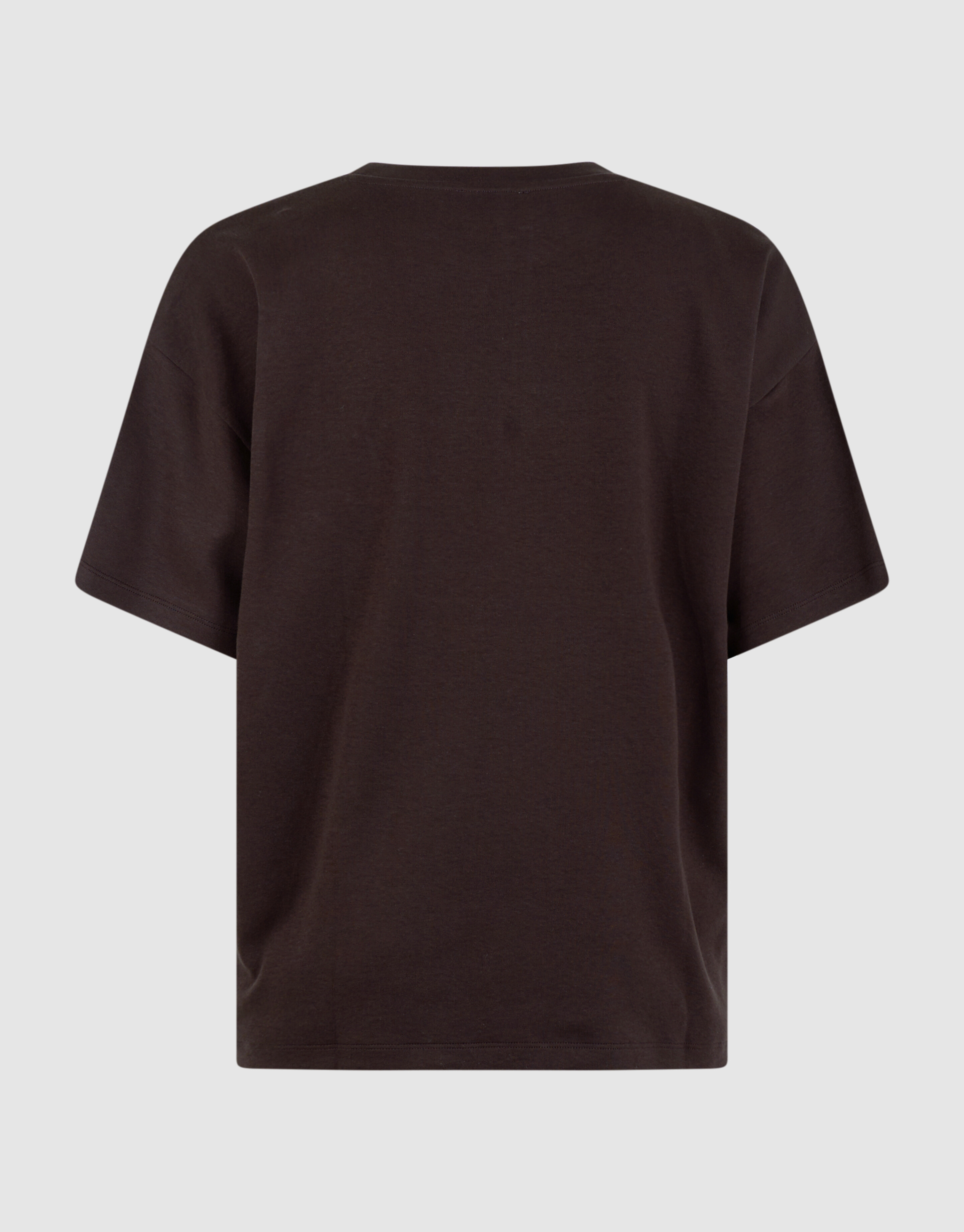 Oversized Fit T-shirt Donkerbruin SHOEBY WOMEN