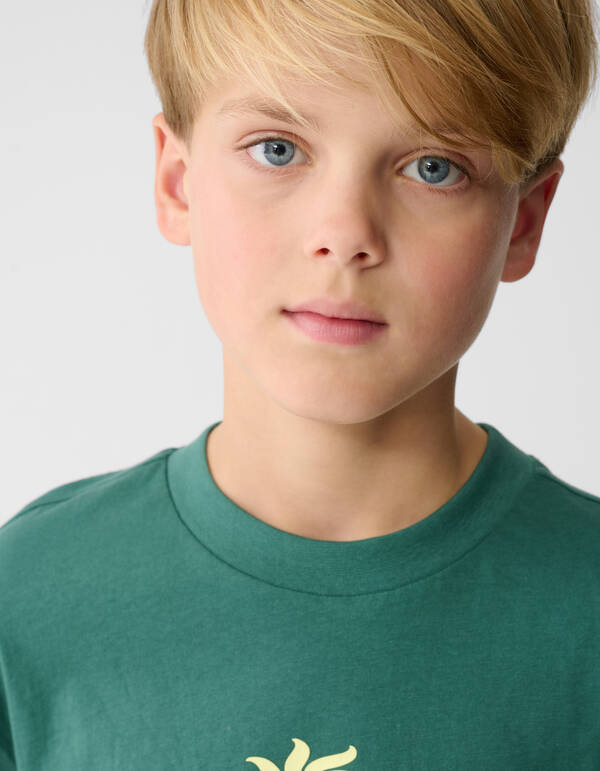 Market Artwork T-shirt Groen SHOEBY BOYS