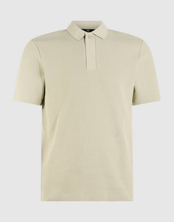 Waffle Polo Lichtgroen SHOEBY MEN