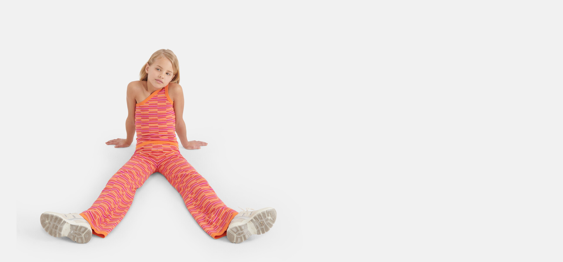 Wide Leg Broek Roze SHOEBY GIRLS