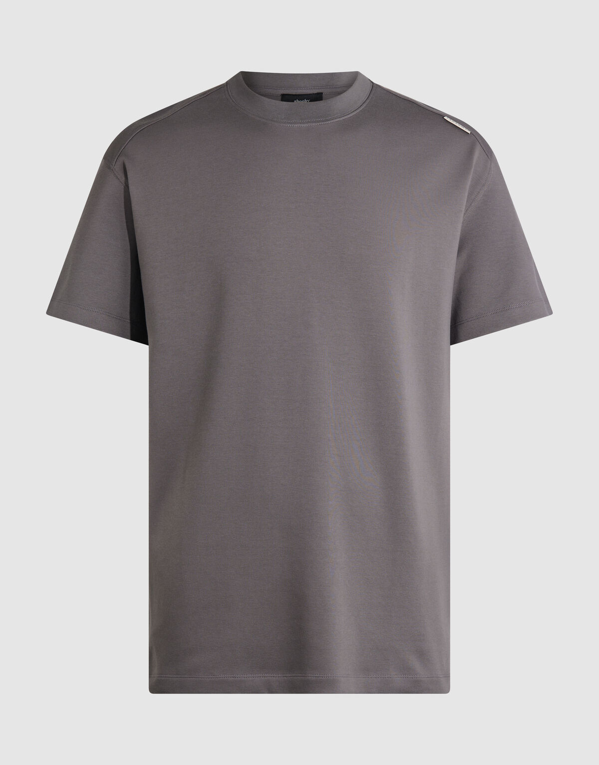 Label T-shirt Donkergroen SHOEBY MEN