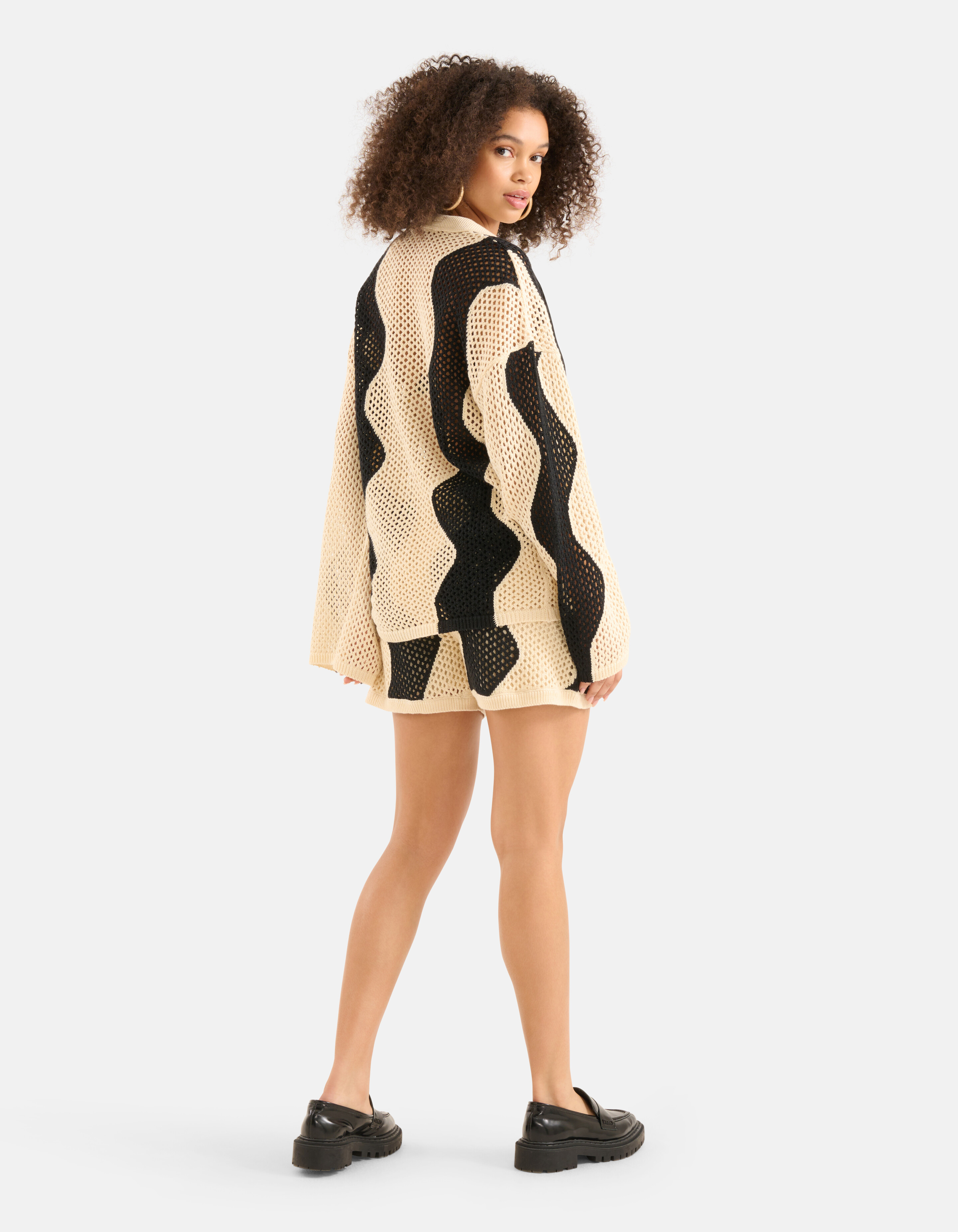 Crochet Blouse Gebroken Wit SHOEBY WOMEN