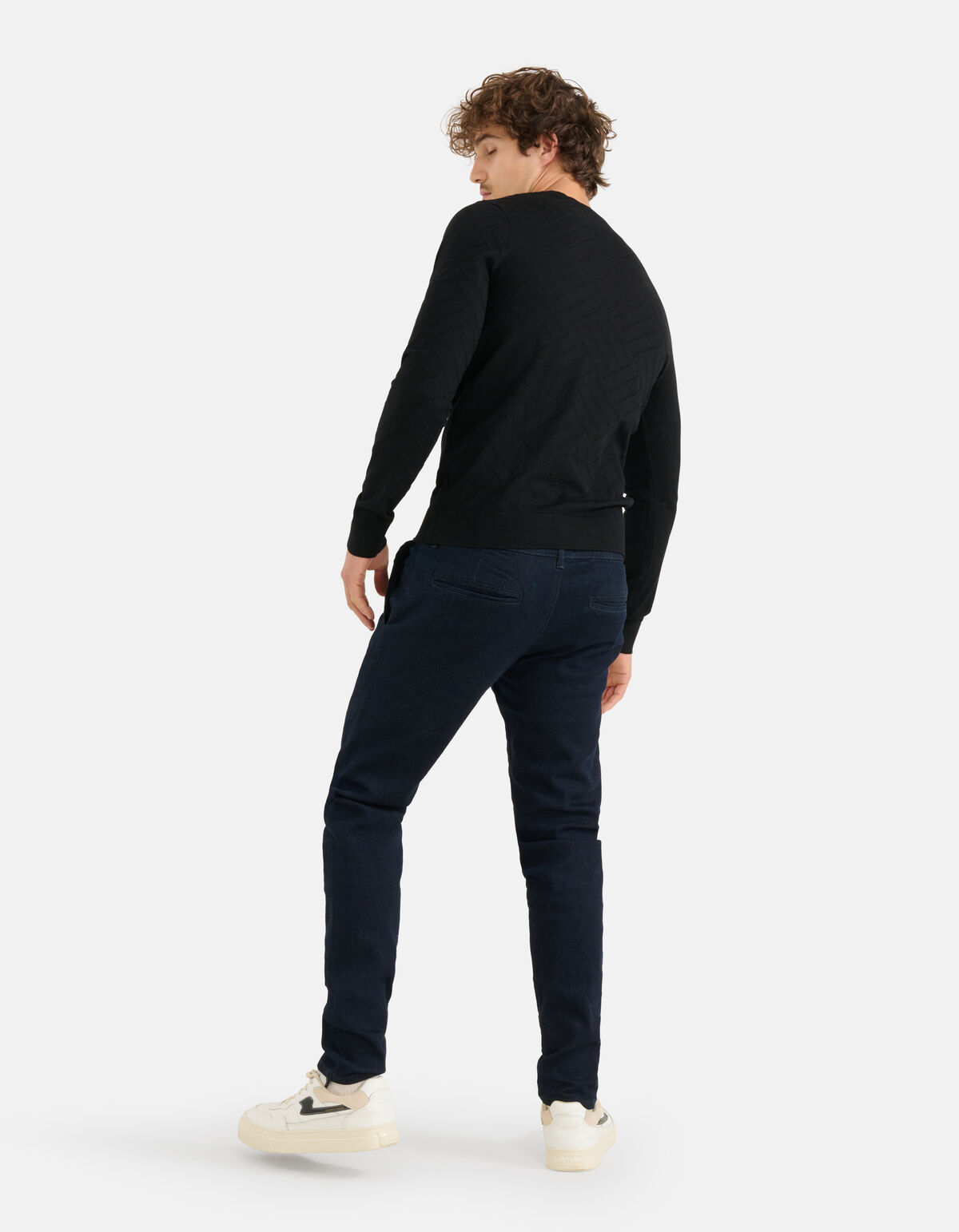 Diagonaal Trui Zwart SHOEBY MEN