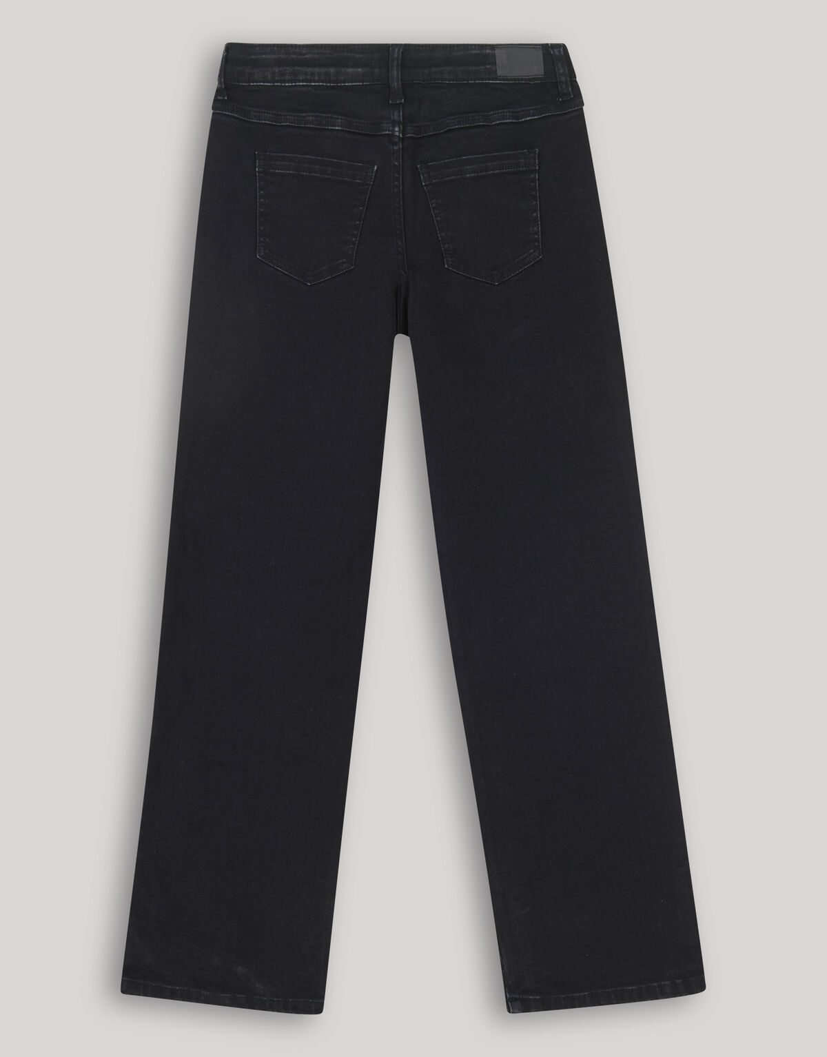 Strass Heart Straight Fit Jeans Zwart SHOEBY GIRLS