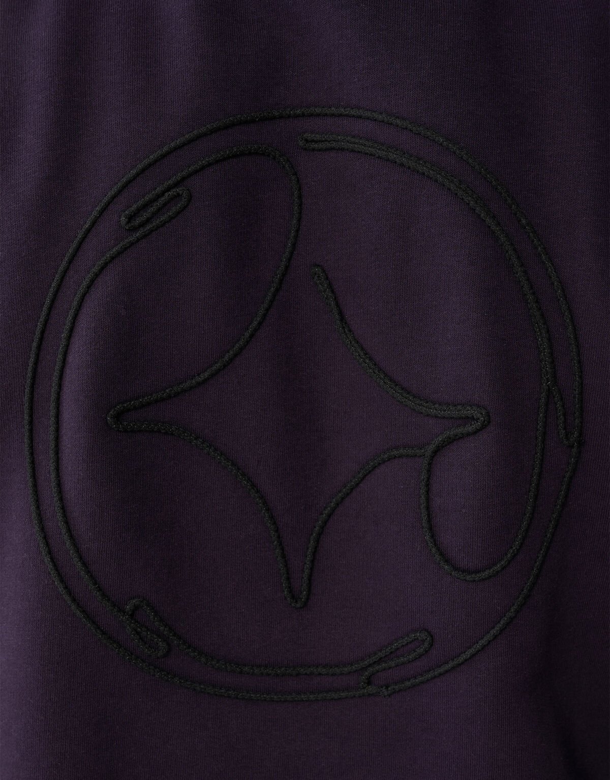 Cord Artwork Sweater Donkerrood SHOEBY MEN