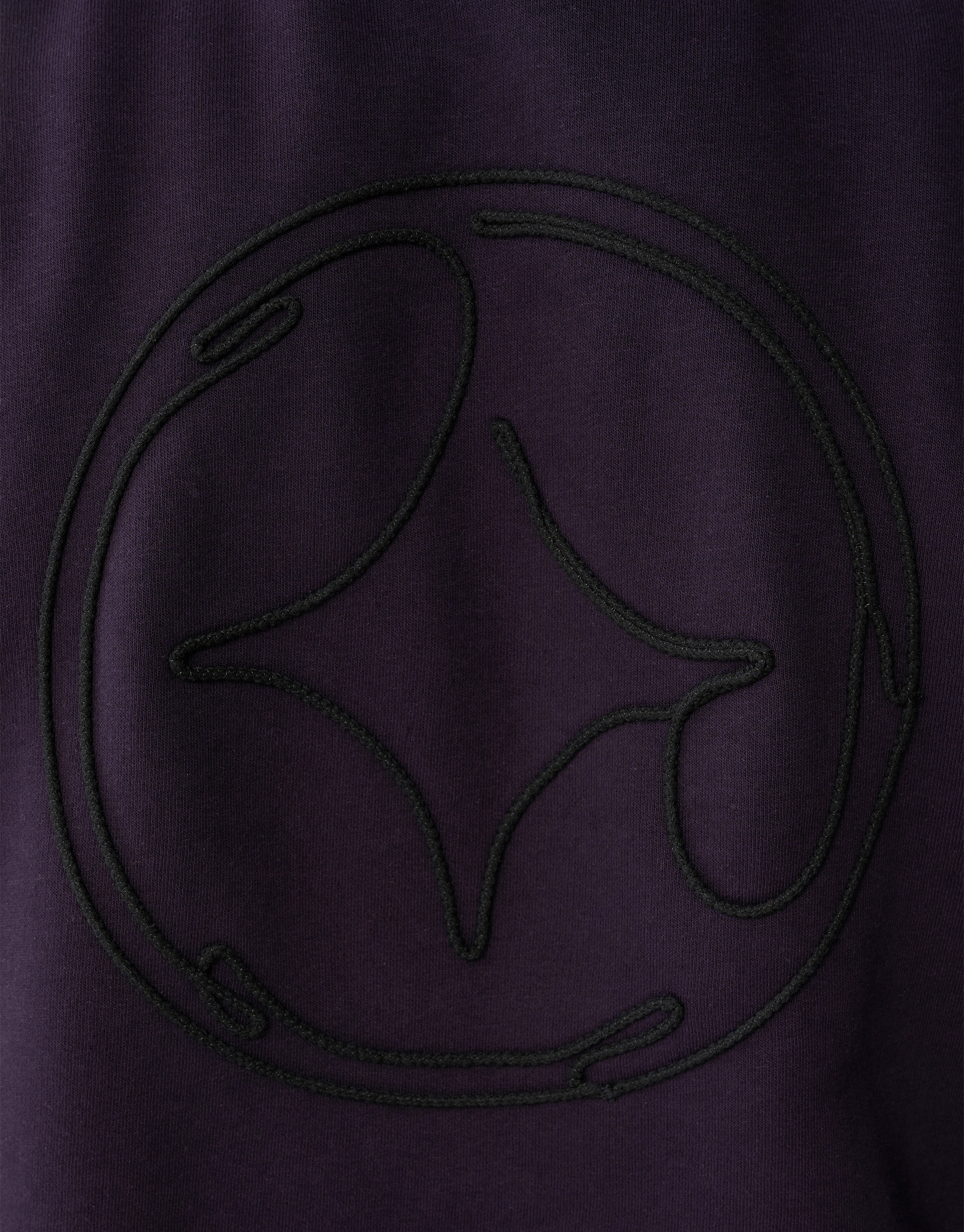 Cord Artwork Sweater Donkerrood SHOEBY MEN