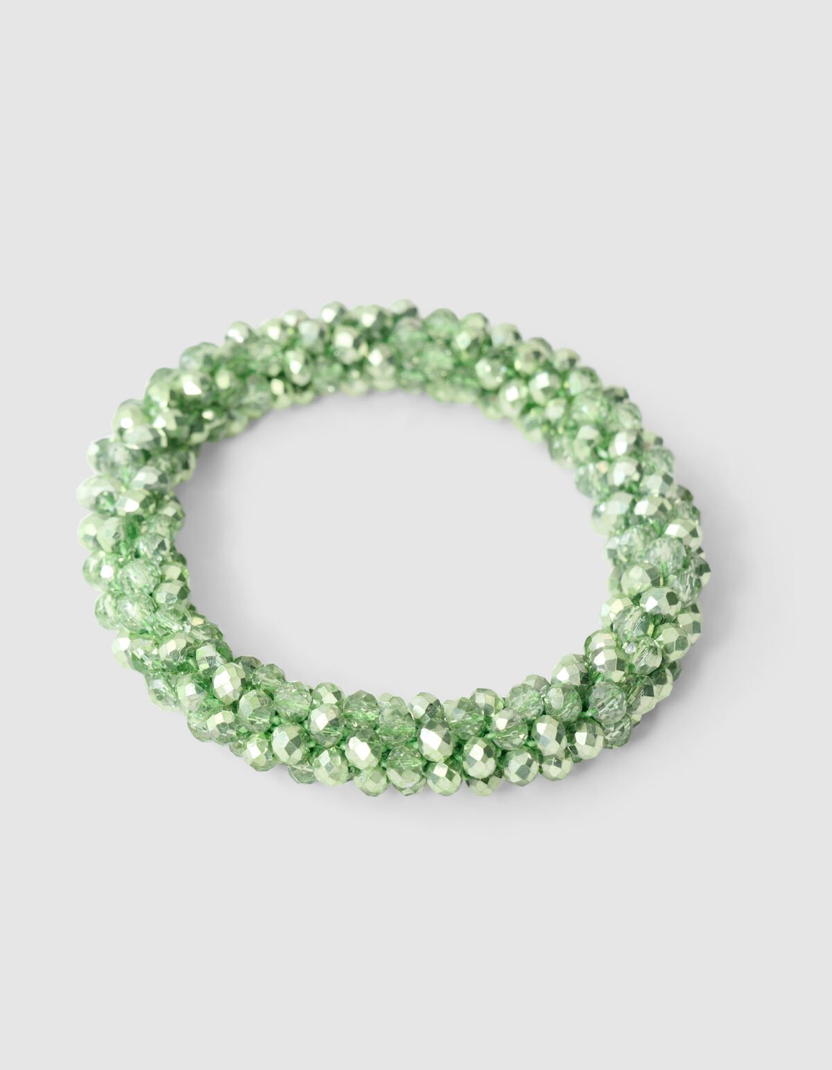Beaded Haarelastiek Lichtgroen SHOEBY ACCESSOIRES
