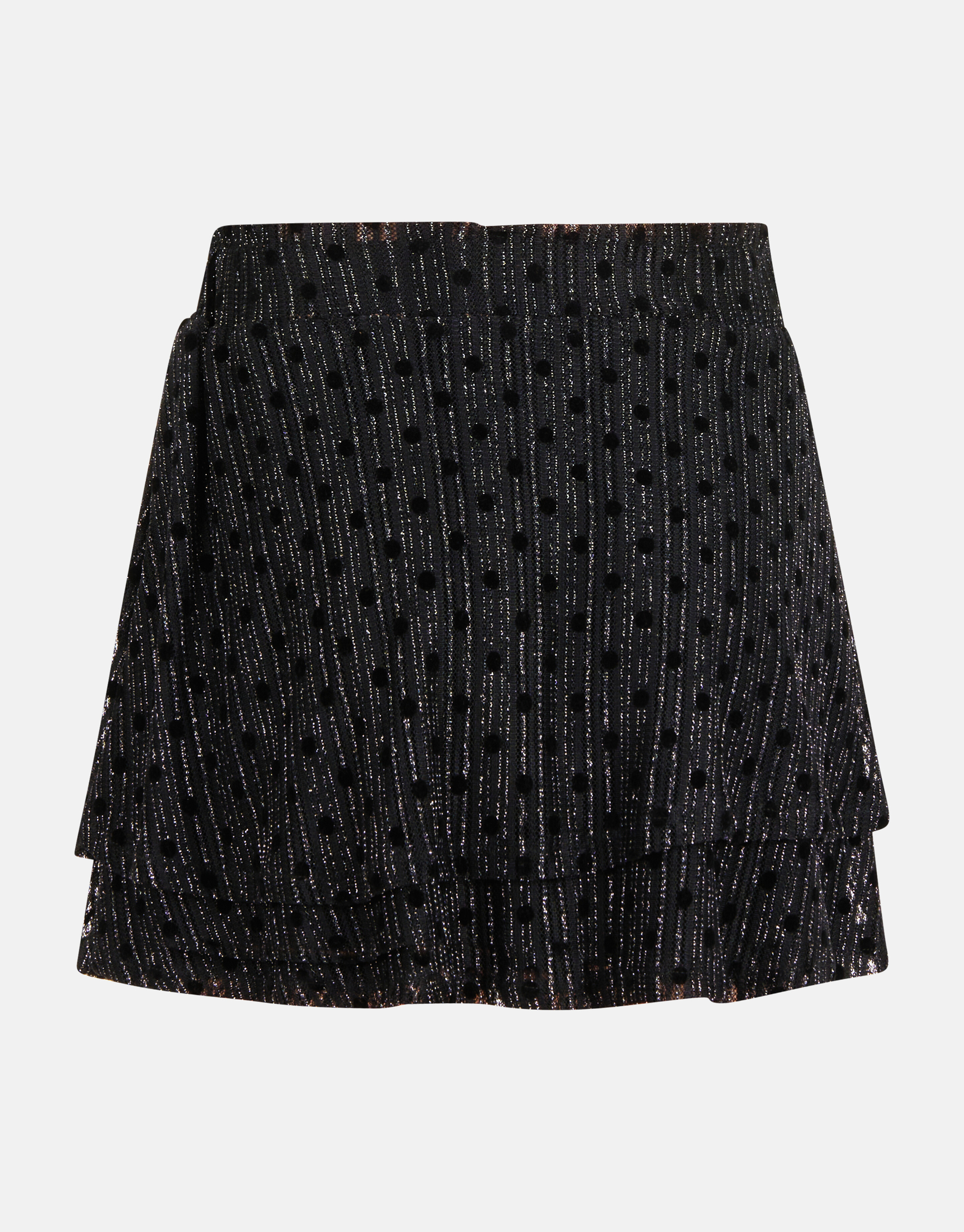 Glitter Mesh Rok Zwart SHOEBY GIRLS