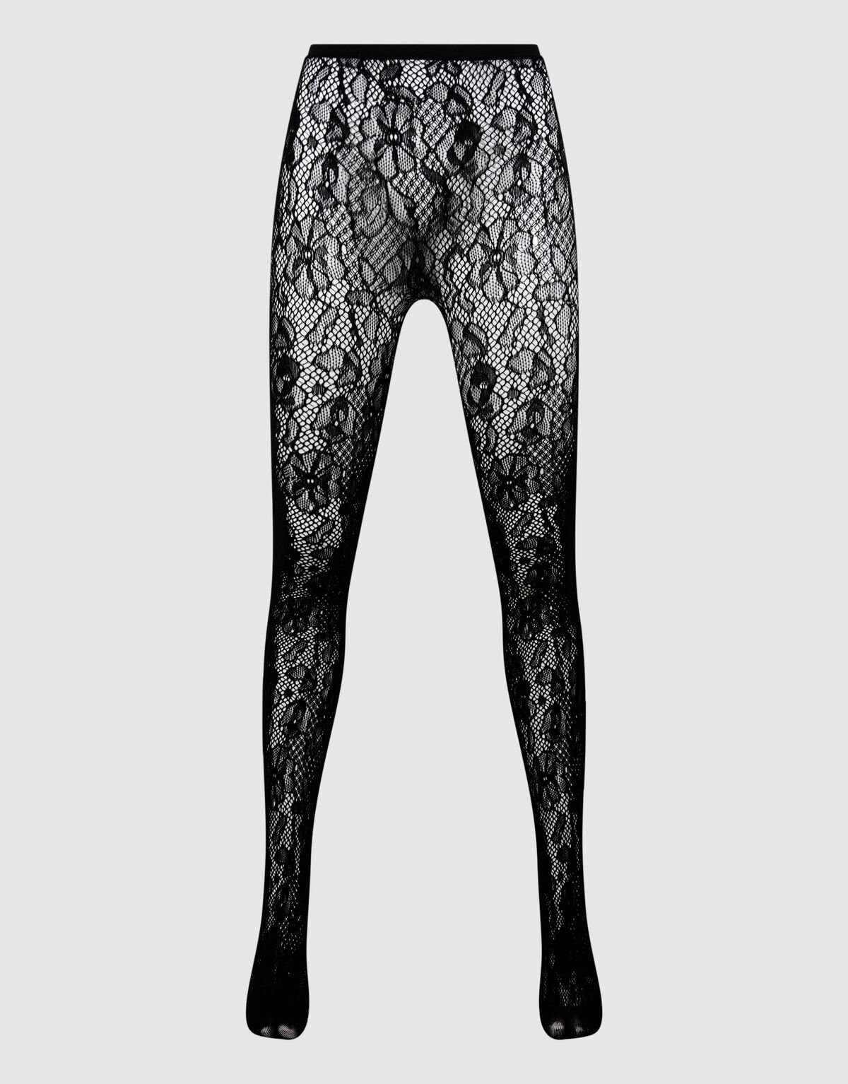 Kanten Panty Zwart SHOEBY ACCESSOIRES