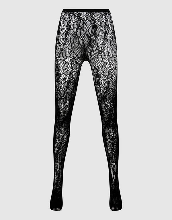 Kanten Panty Zwart SHOEBY ACCESSOIRES