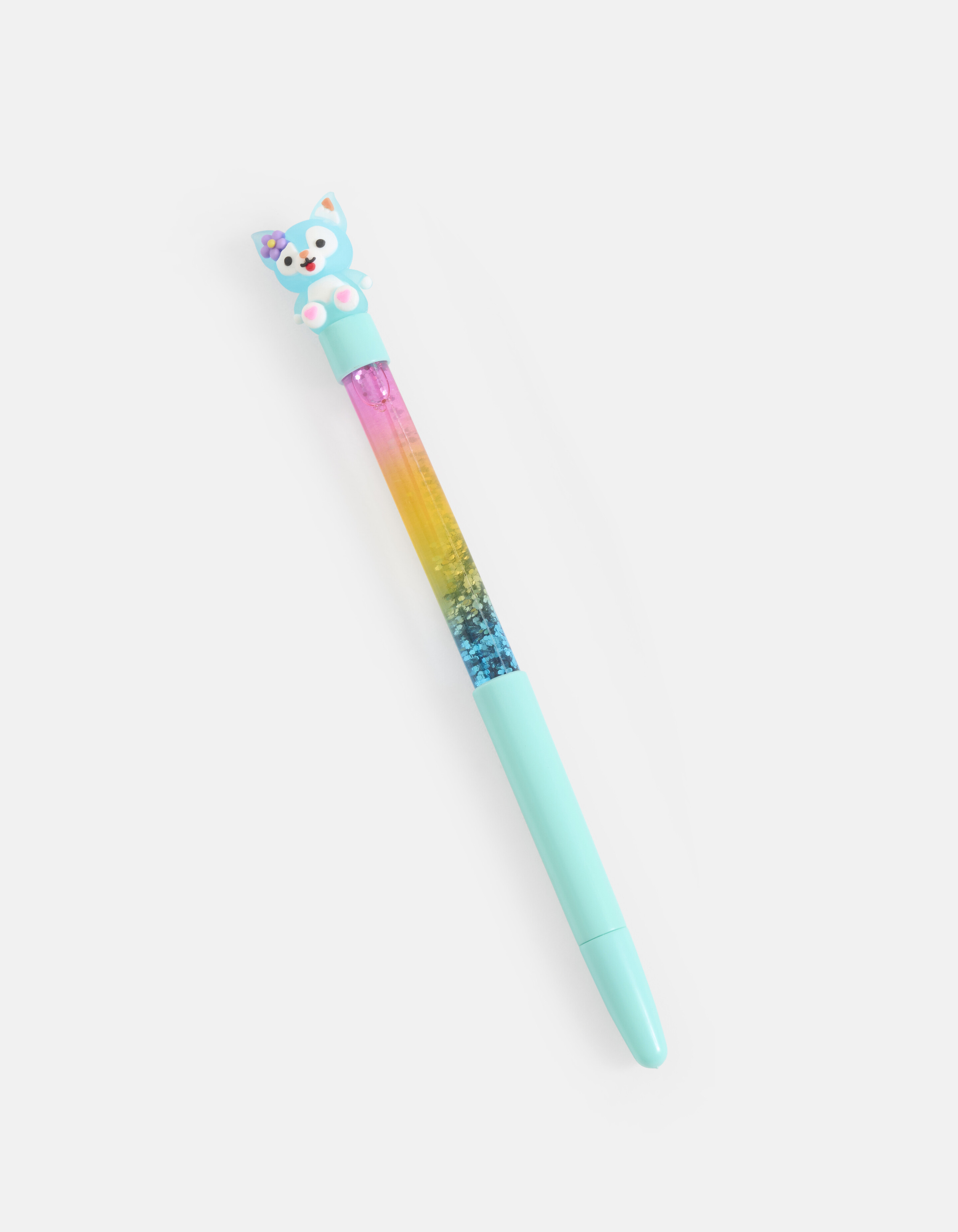 Katten Glitter Pen Blauw SHOEBY ACCESSOIRES