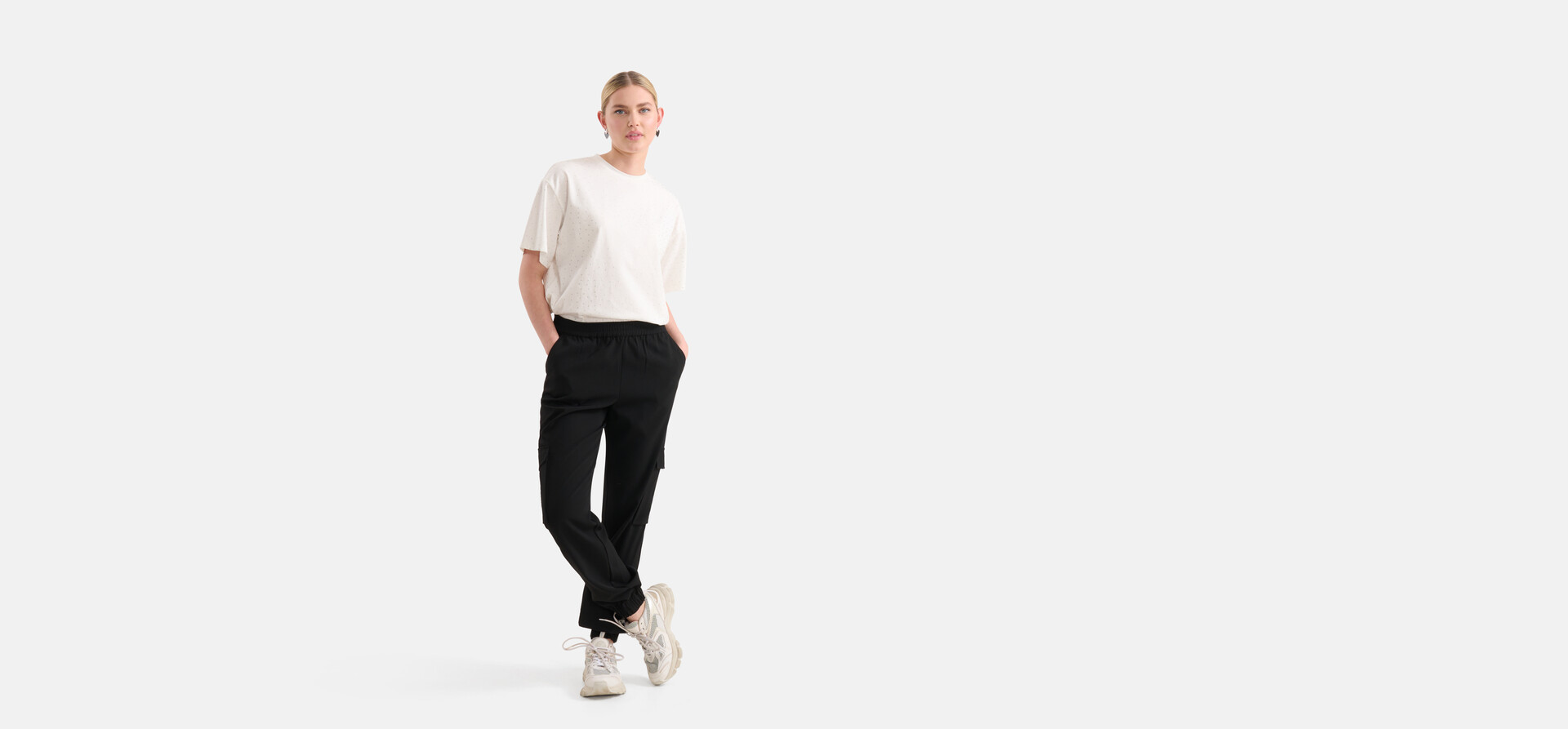 Cargo Broek Zwart SHOEBY WOMEN