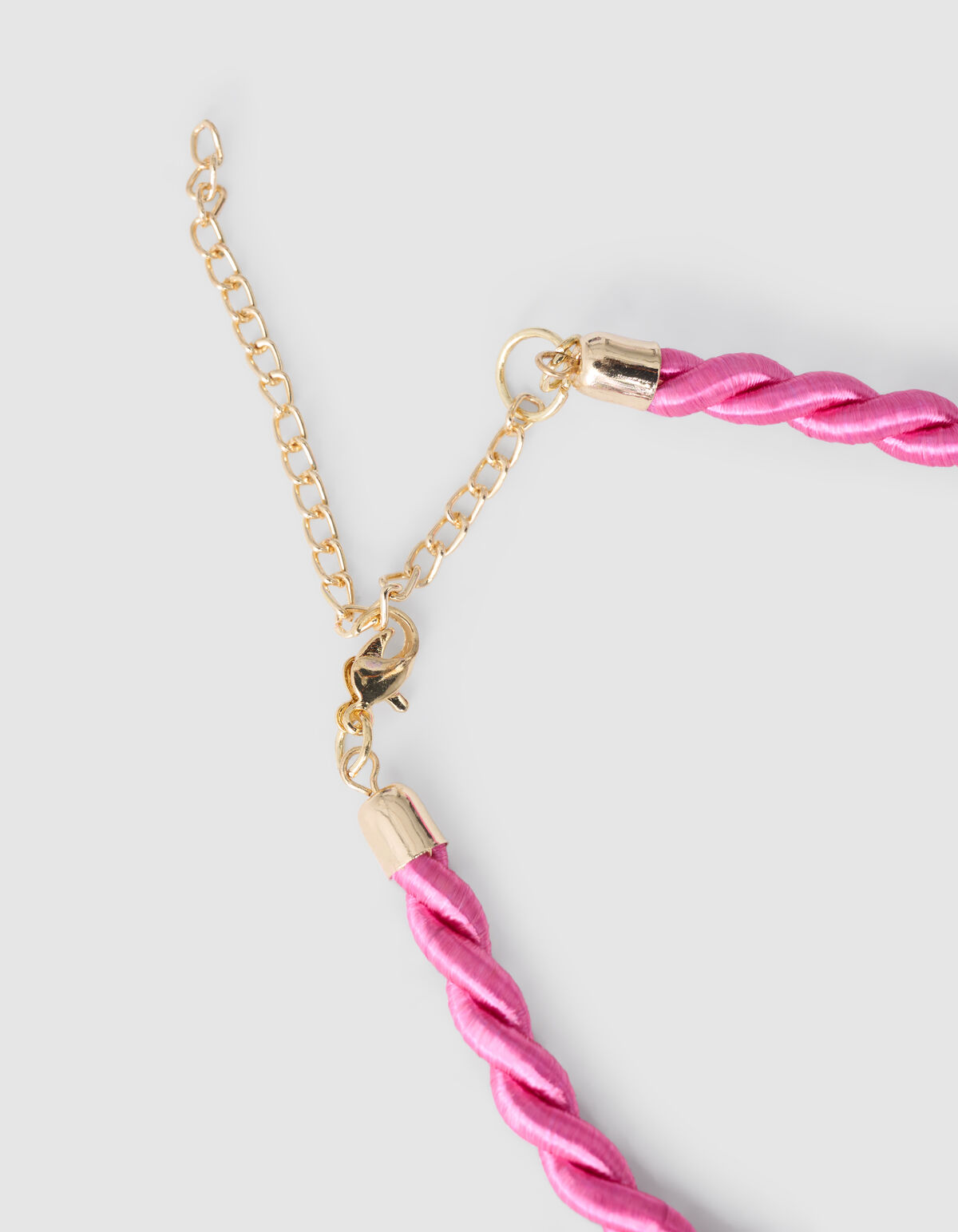 Twisted Zon Ketting Roze SHOEBY ACCESSOIRES
