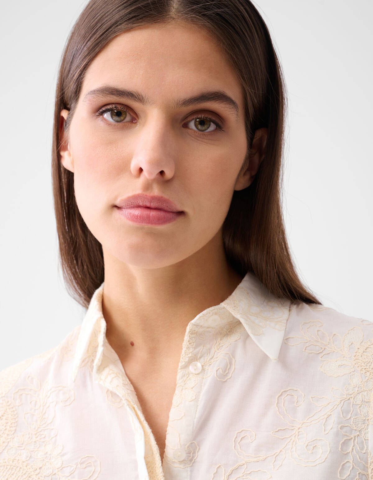 Embroidery Blouse Gebroken Wit SHOEBY WOMEN