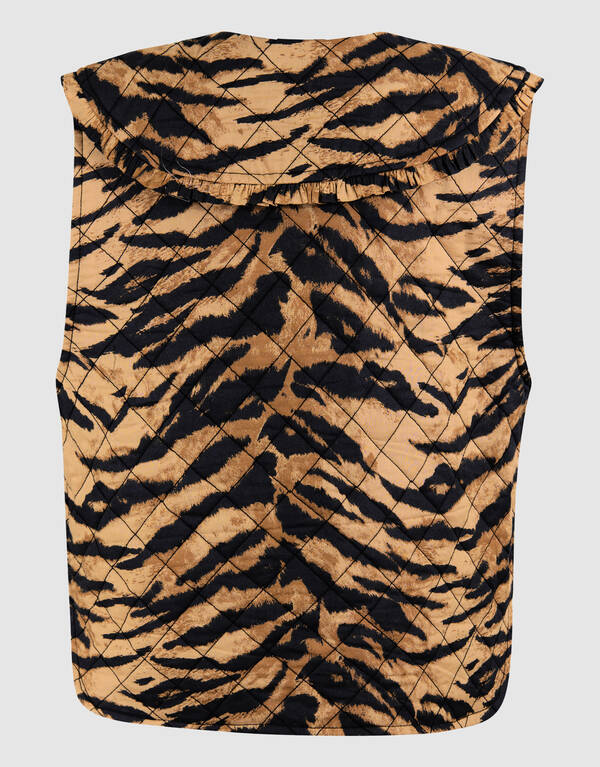 Collar Tijger Gilet Bruin SHOEBY GIRLS