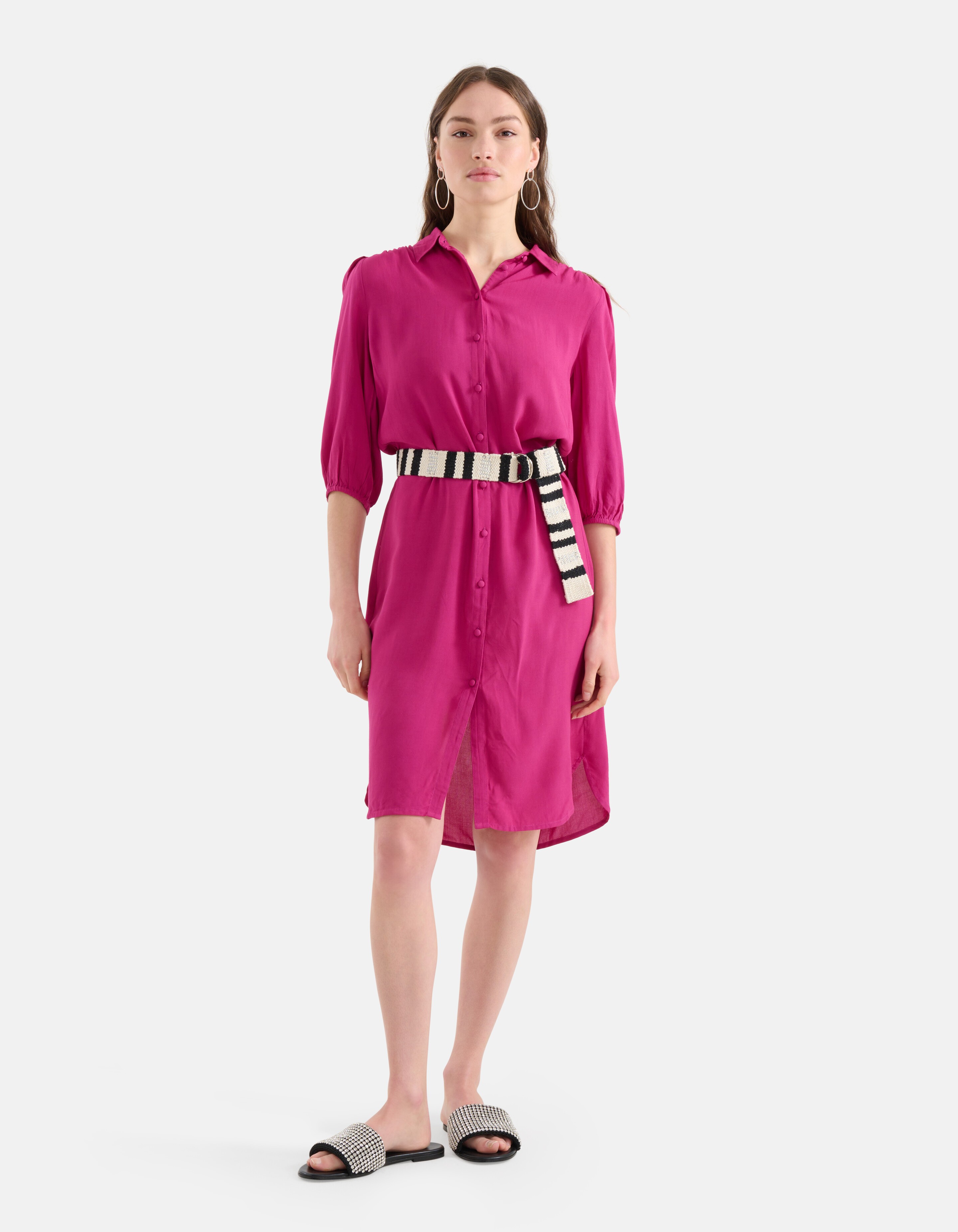 Midi Jurk Roze SHOEBY WOMEN