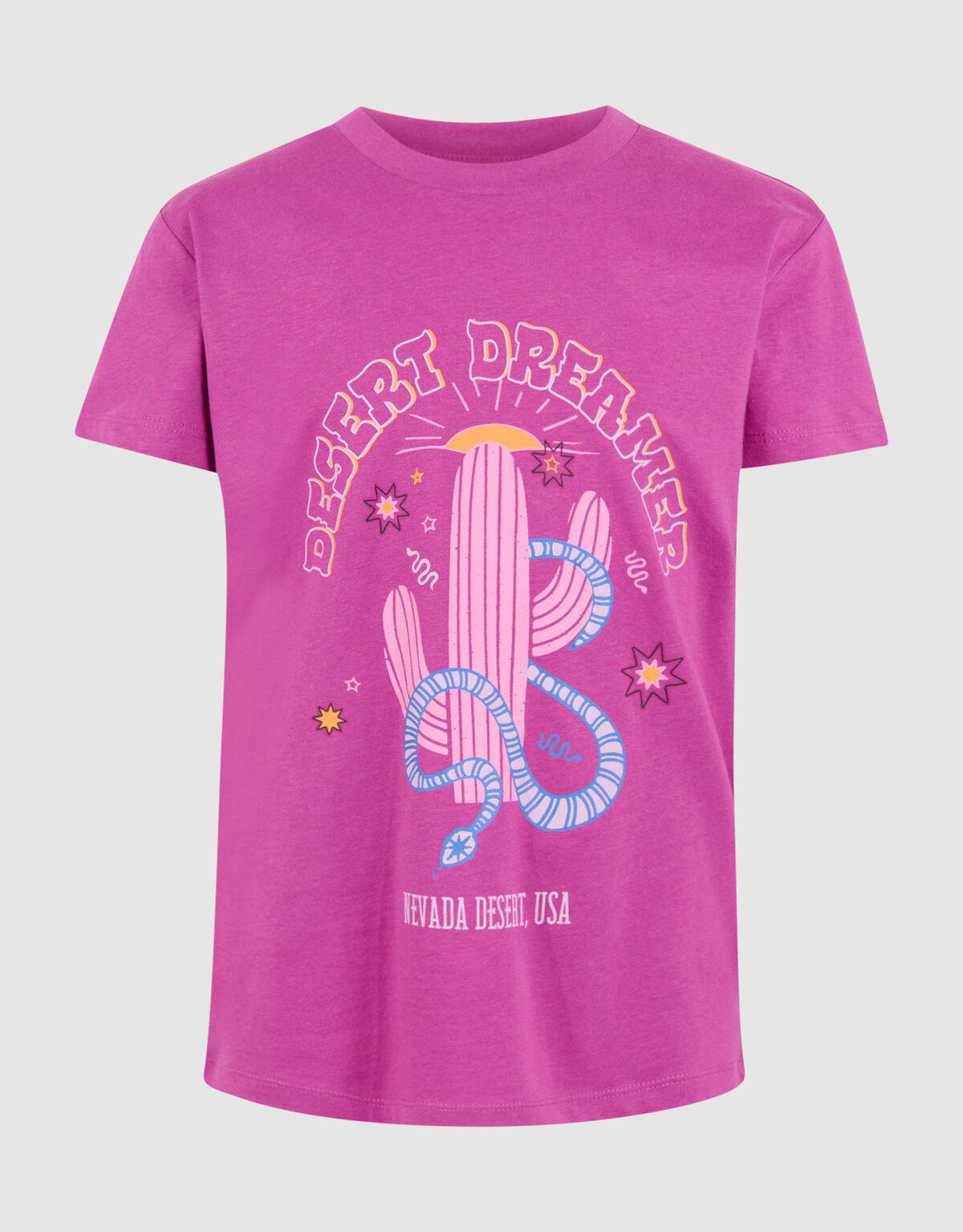 Artwork T-shirt Donkerroze SHOEBY GIRLS