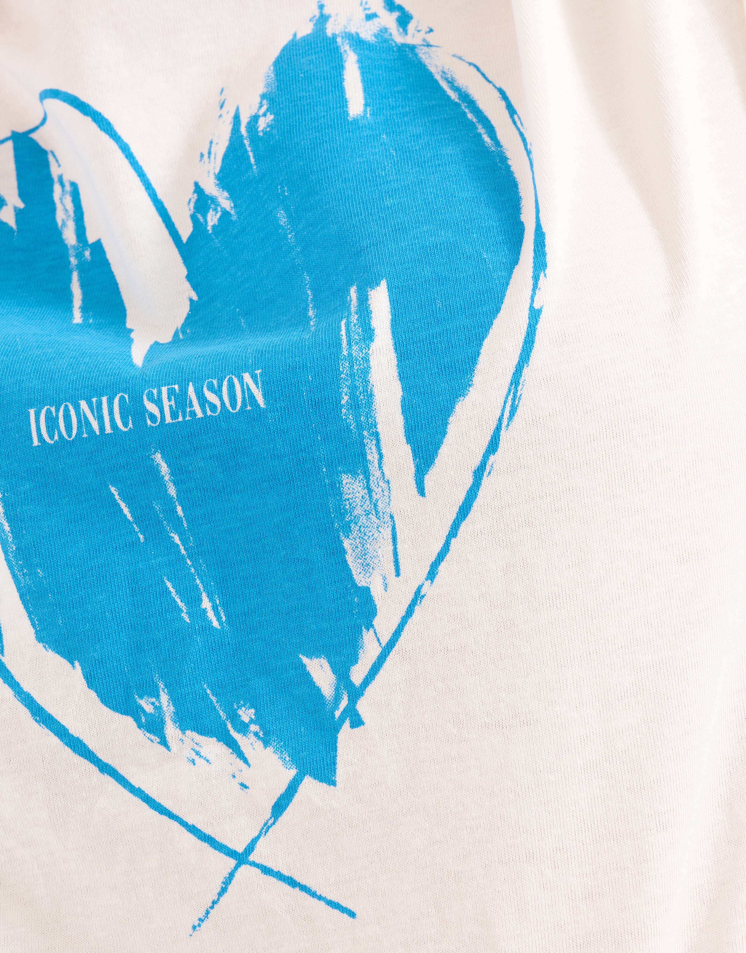 Print T-shirt Blauw SHOEBY WOMEN