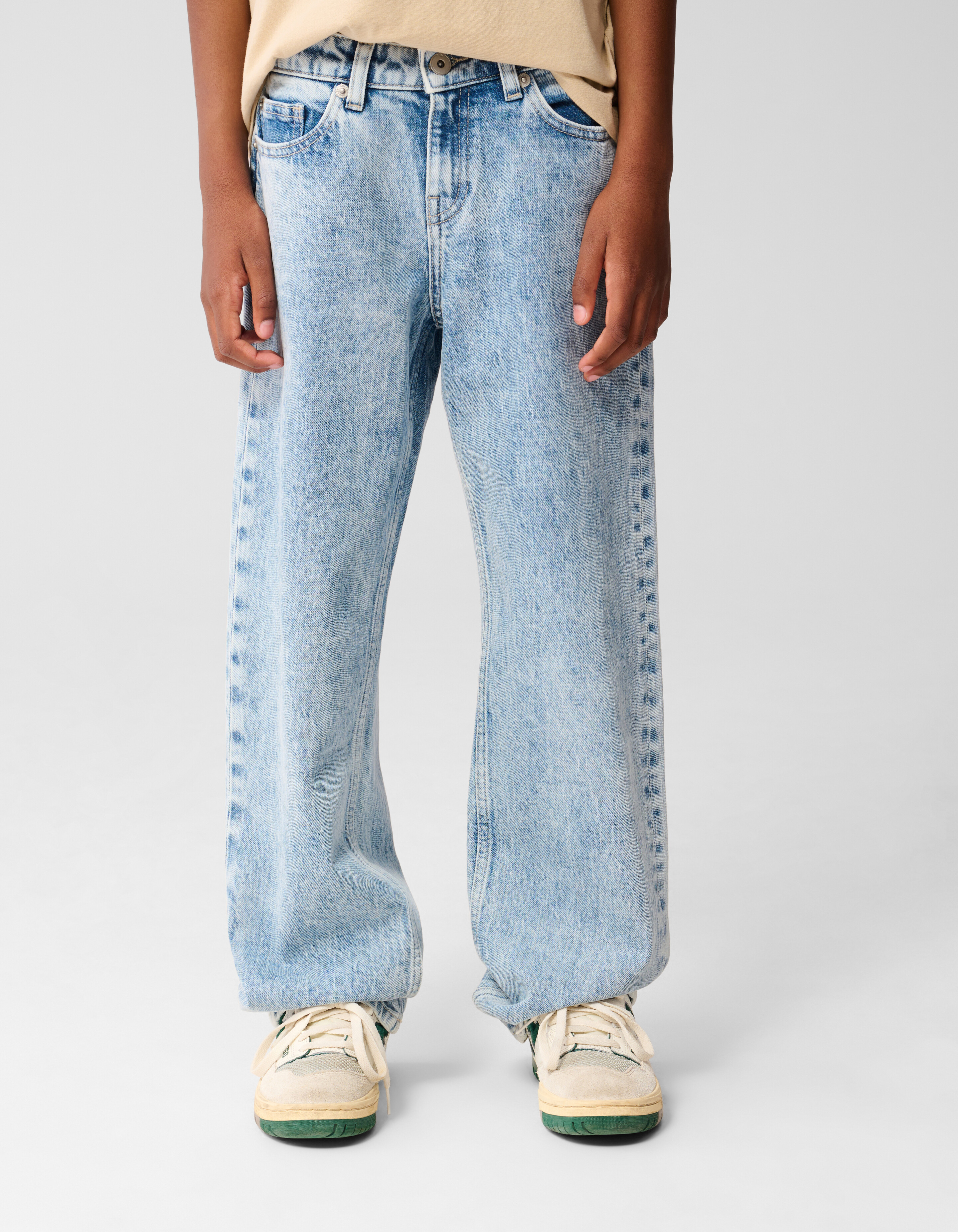 Baggy Fit Jeans Bleached SHOEBY BOYS