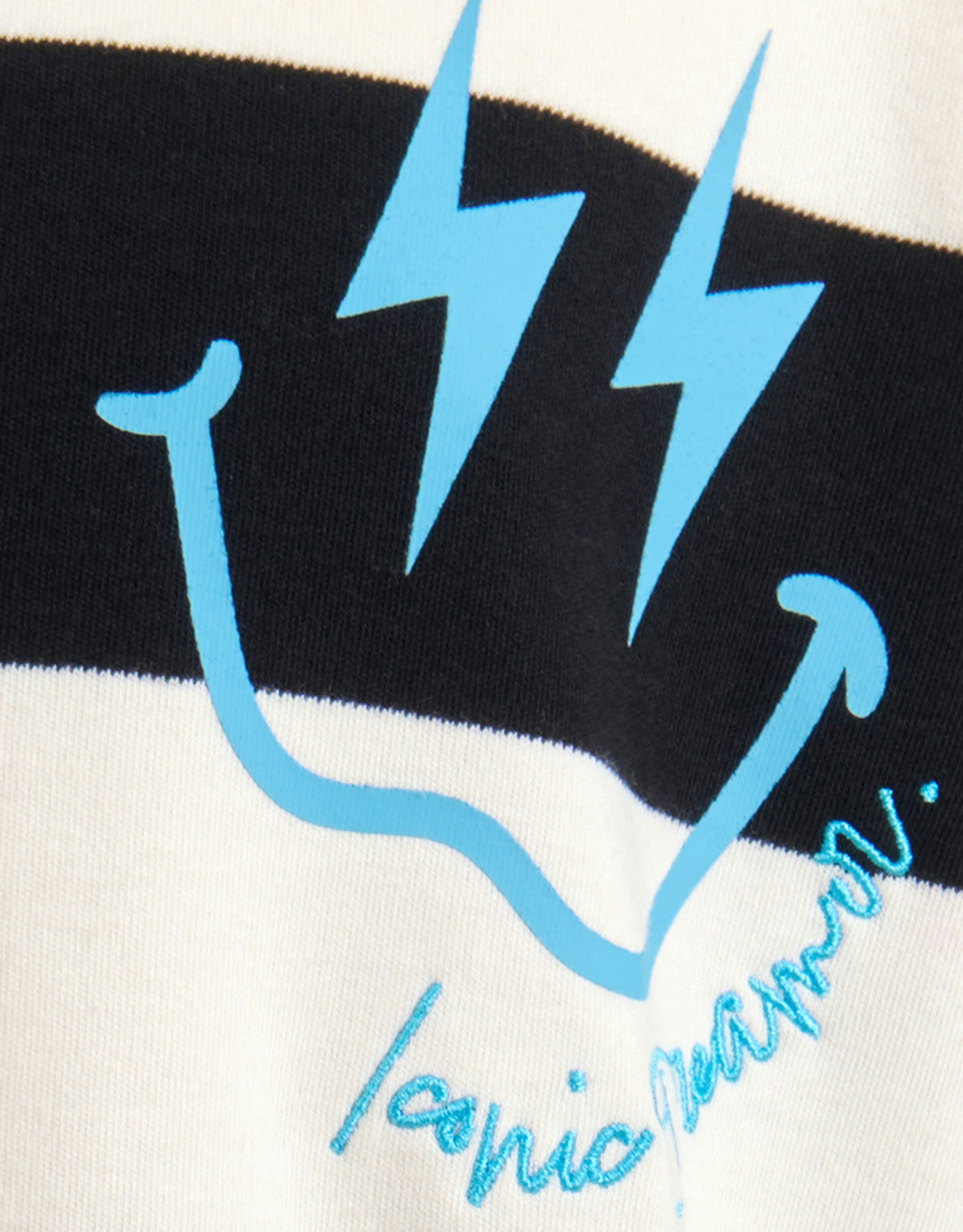 Gestreepte Longsleeve Zwart/Wit SHOEBY GIRLS