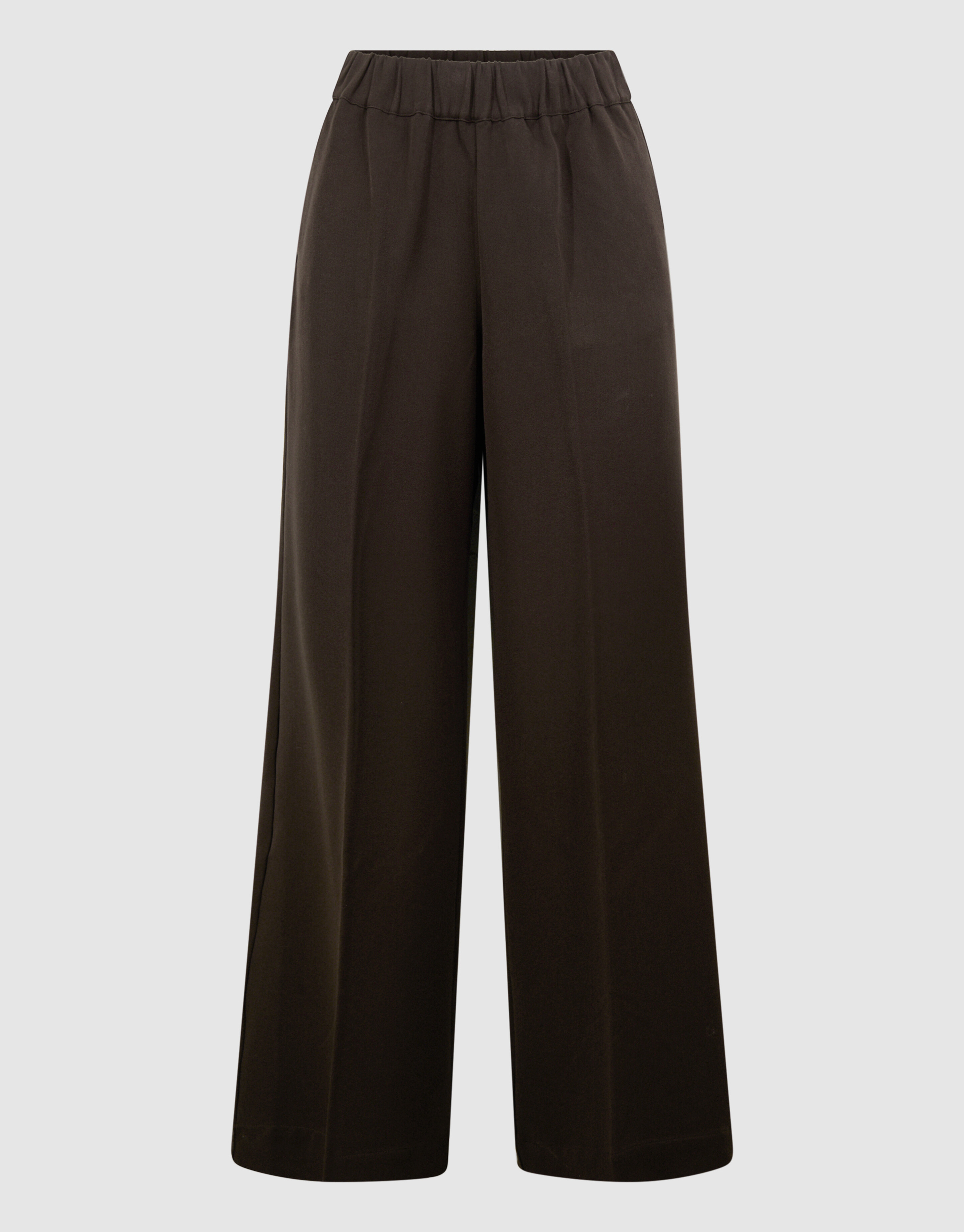 Wide Leg Fit Broek Donkerbruin By Lonneke SHOEBY WOMEN
