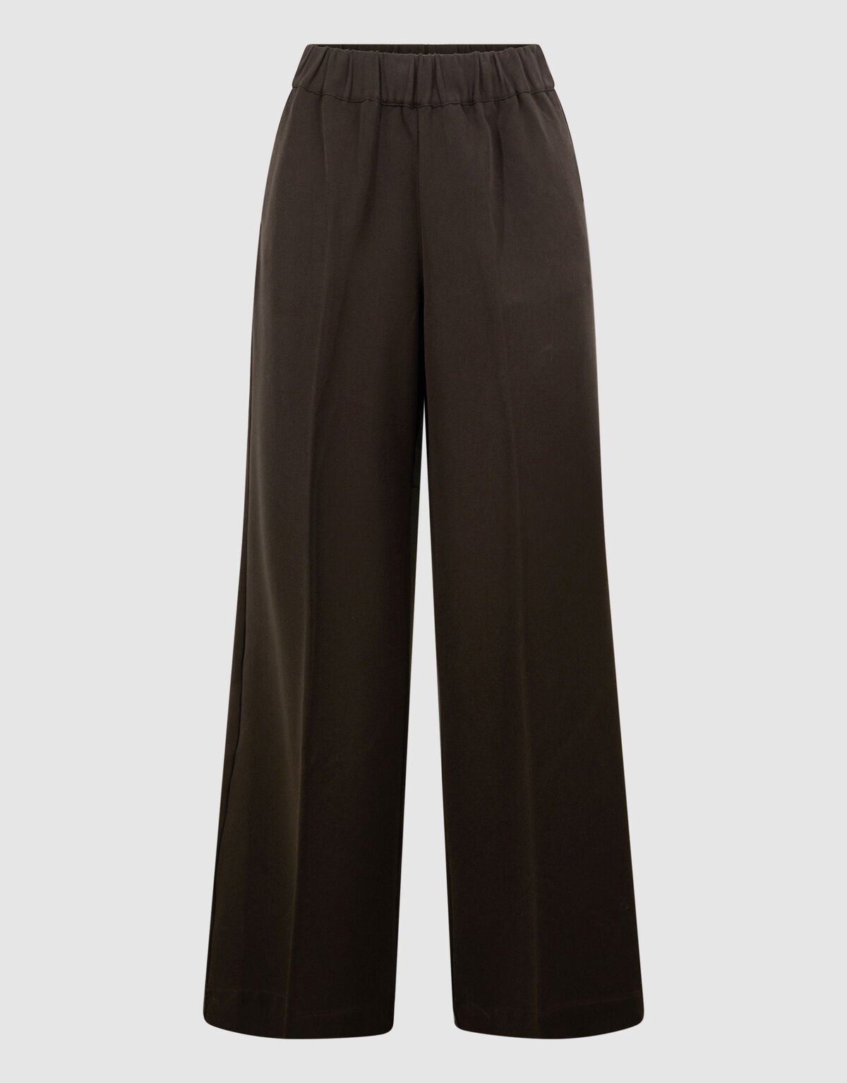 Wide Leg Fit Broek Donkerbruin By Lonneke SHOEBY WOMEN