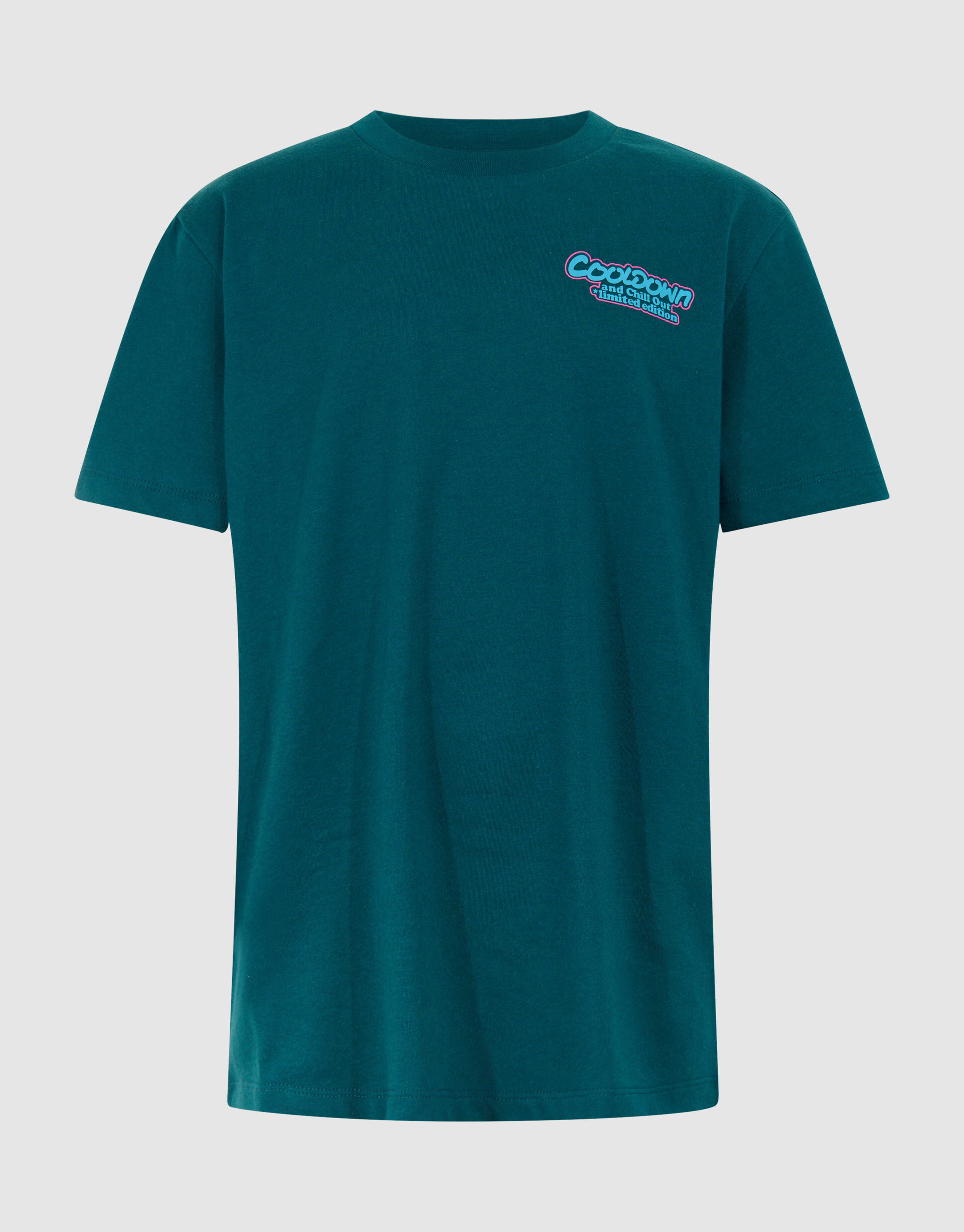 Cooldown Artwork T-shirt Donkergroen SHOEBY BOYS