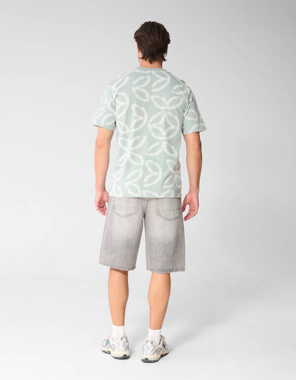 All Over Logo T-shirt Lichtgroen SHOEBY MEN