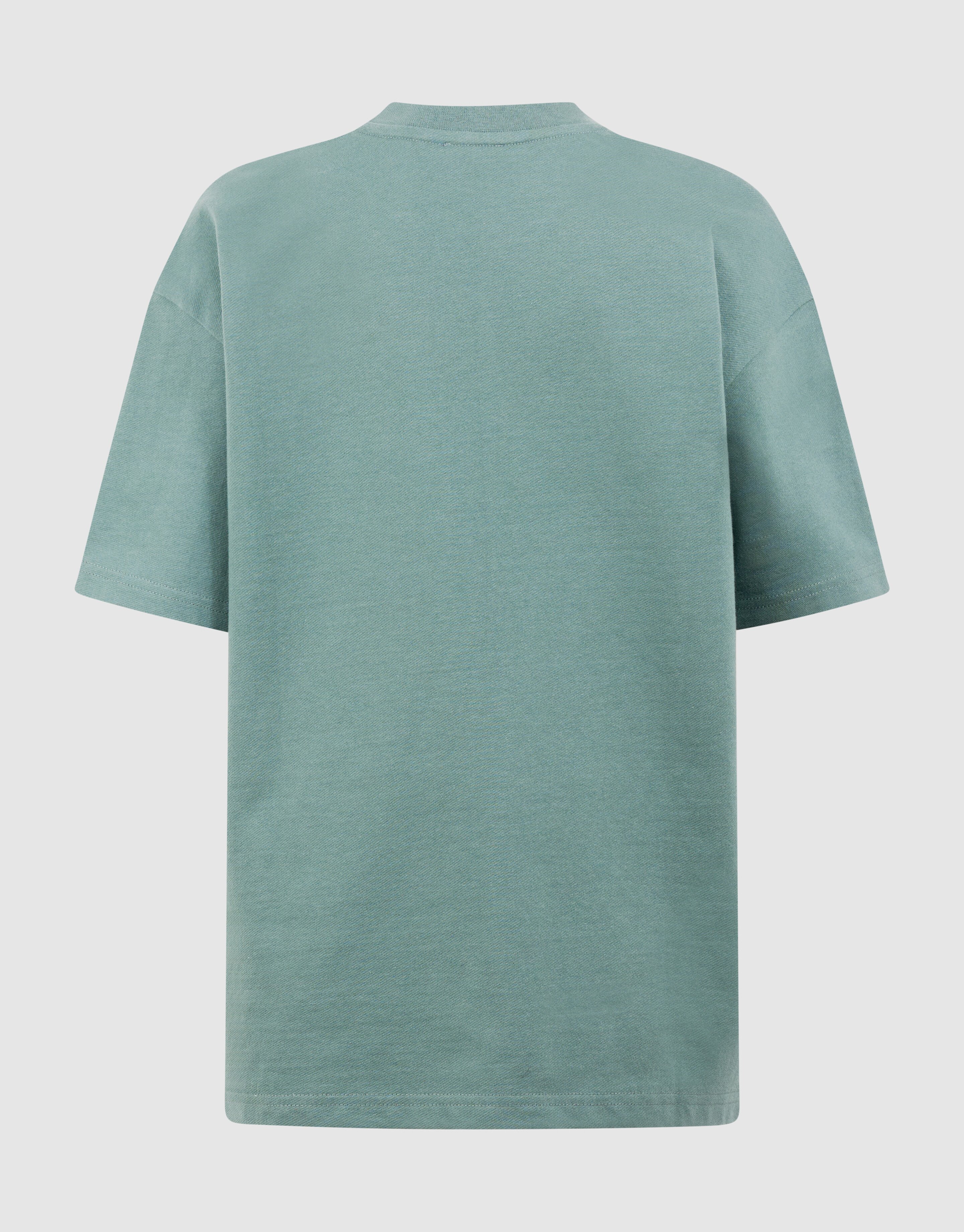 Minimal Tekst T-shirt Groen SHOEBY BOYS