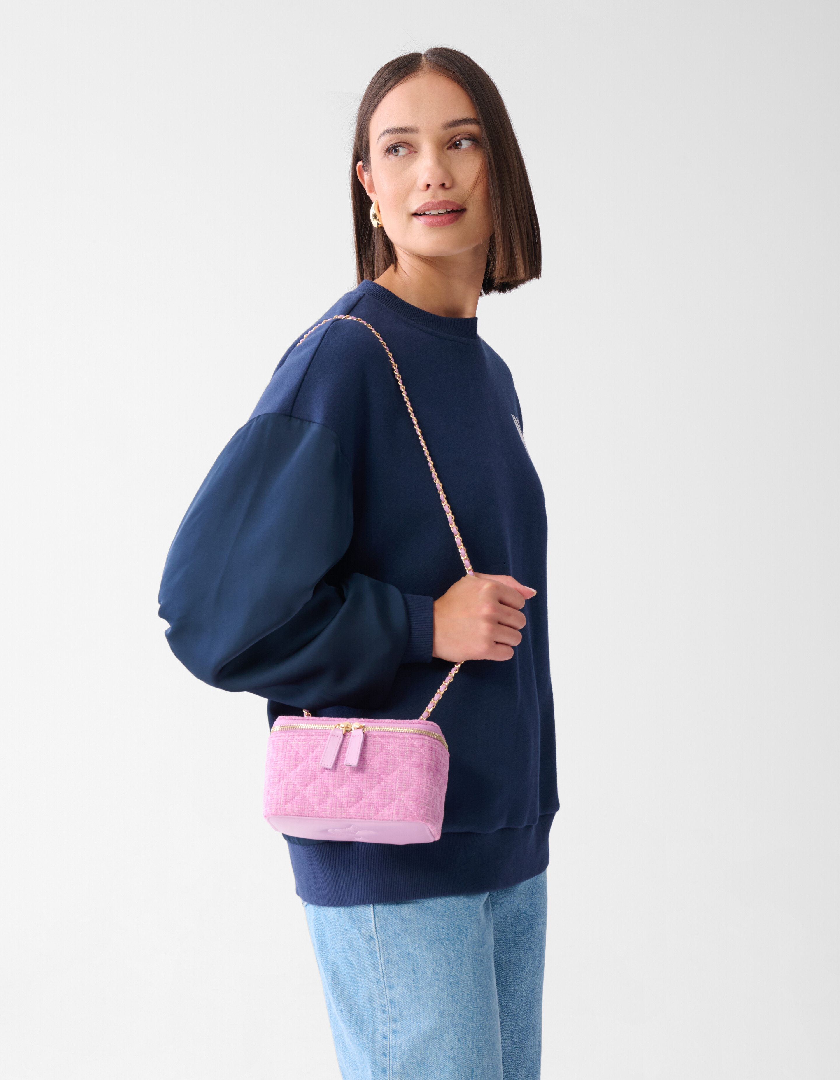Quilted Tas Paars SHOEBY ACCESSOIRES