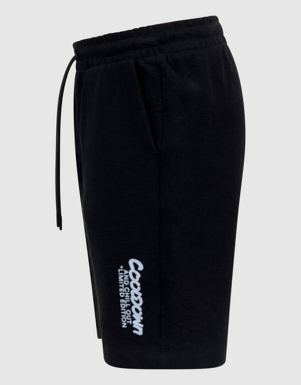 Tekst Short Zwart SHOEBY BOYS