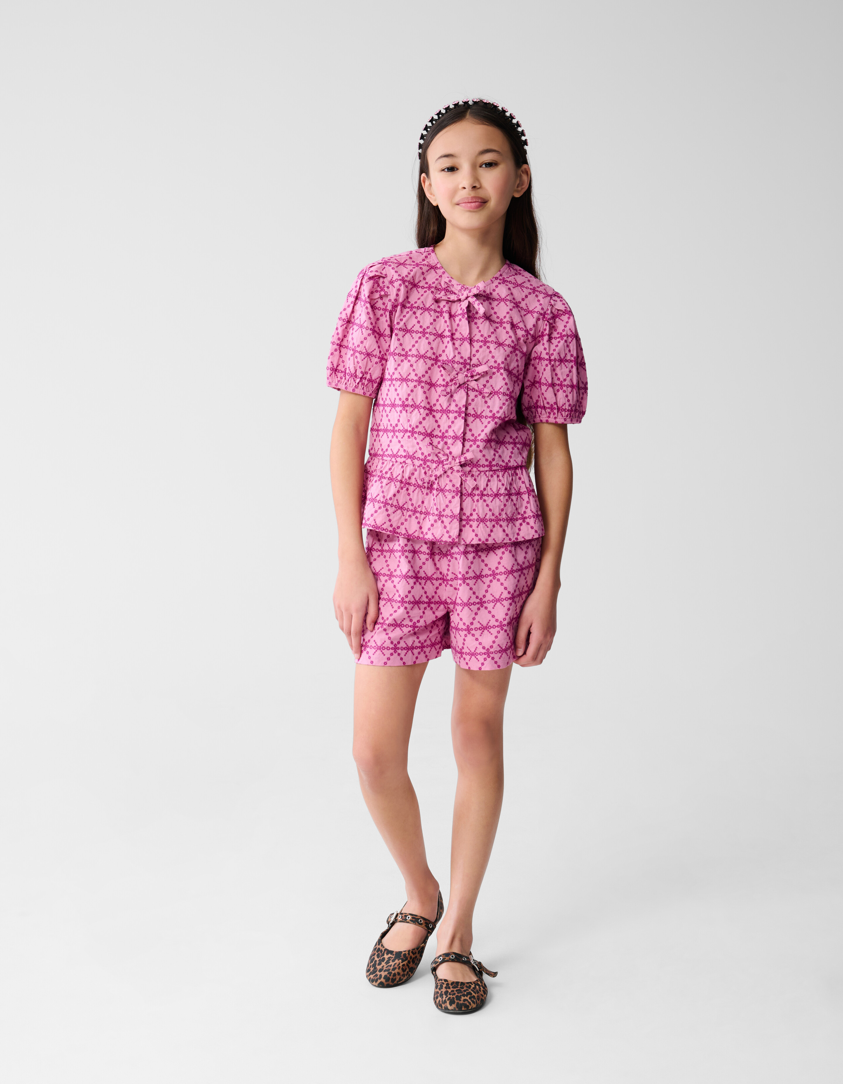 Embroidery Short Roze SHOEBY GIRLS
