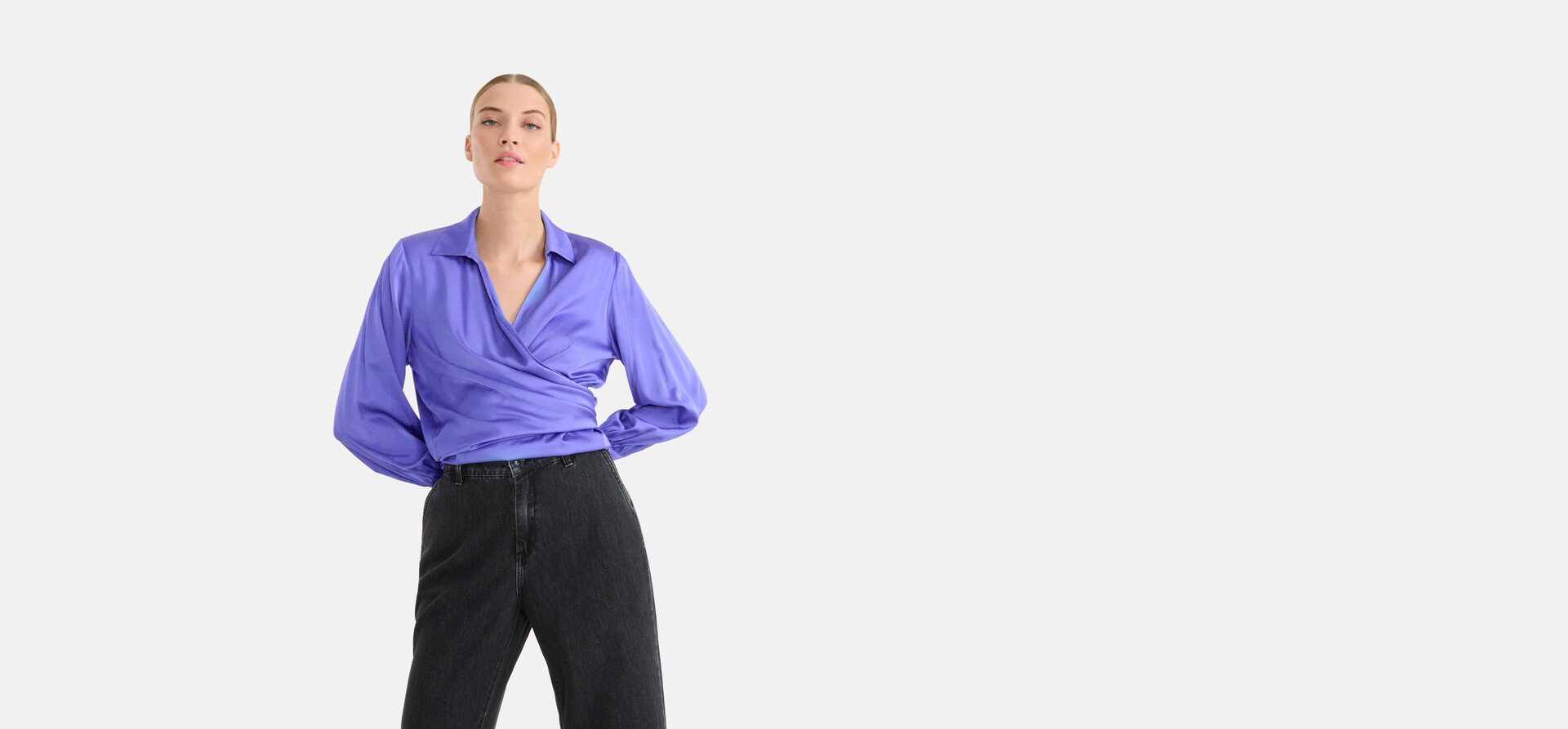 Knot Blouse Paars By Mieke SHOEBY WOMEN
