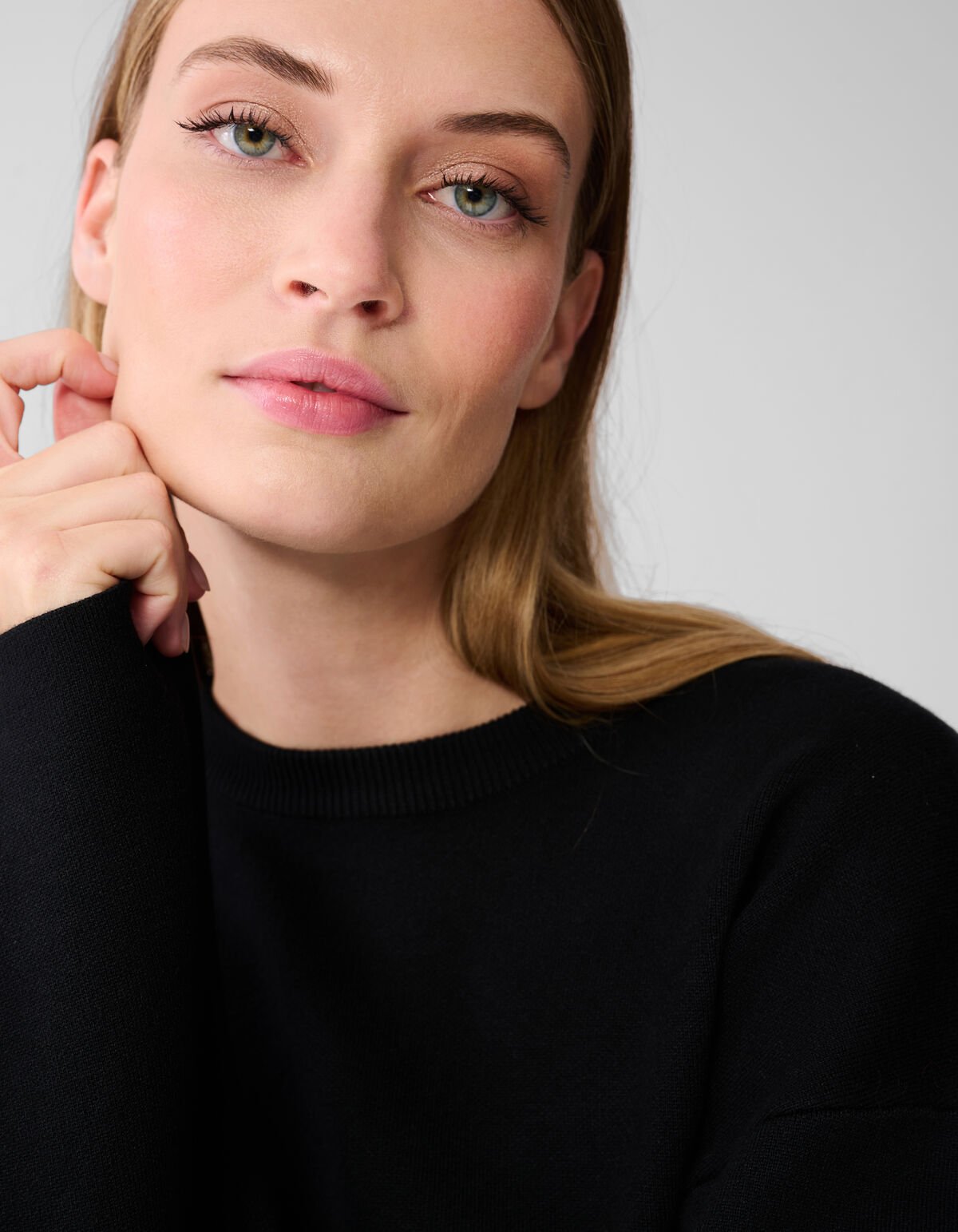Zandloper Trui Zwart SHOEBY WOMEN