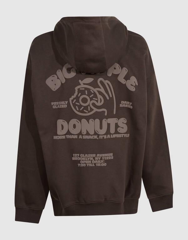 Donut Hoodie Donkerbruin SHOEBY BOYS