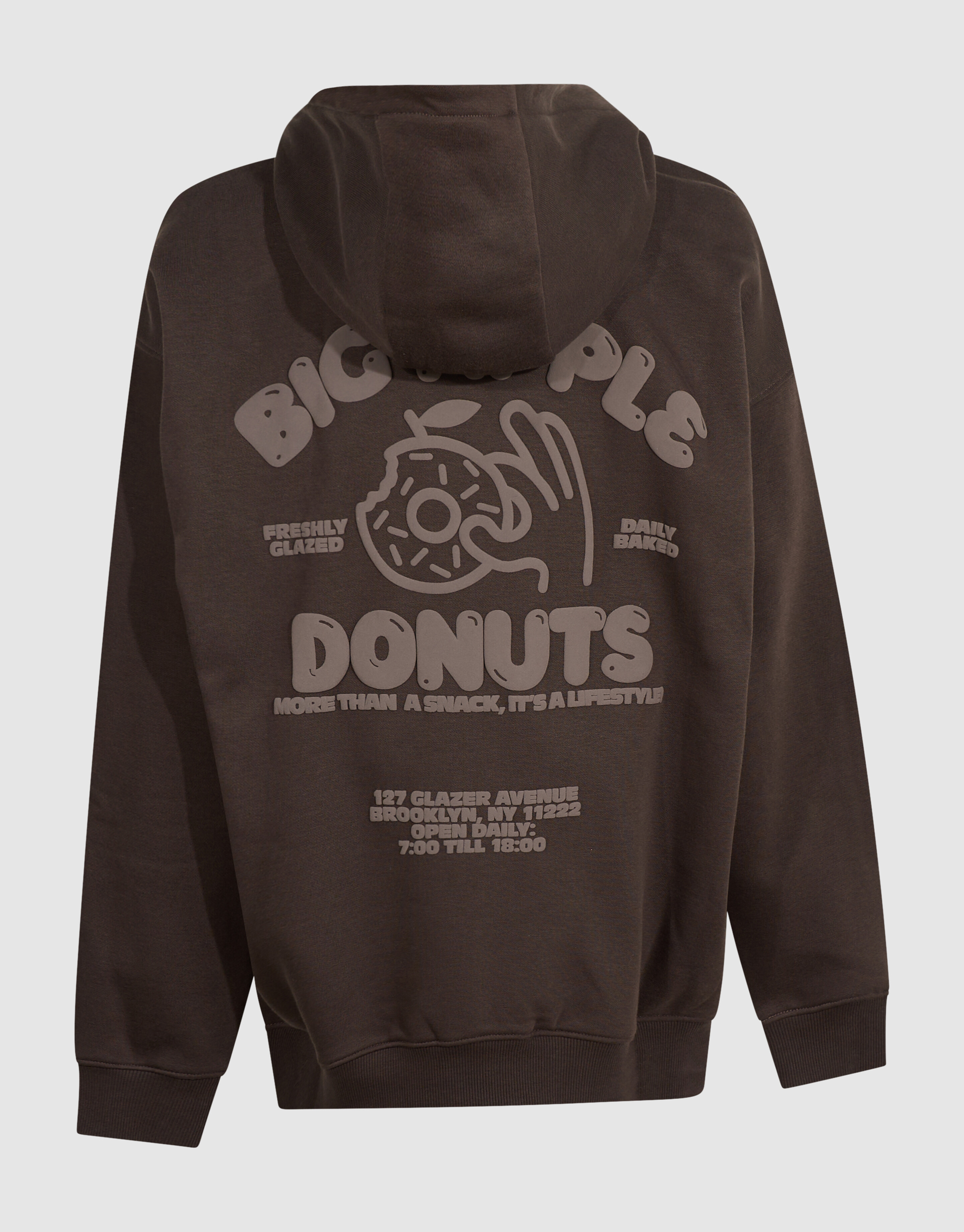 Donut Hoodie Donkerbruin SHOEBY BOYS
