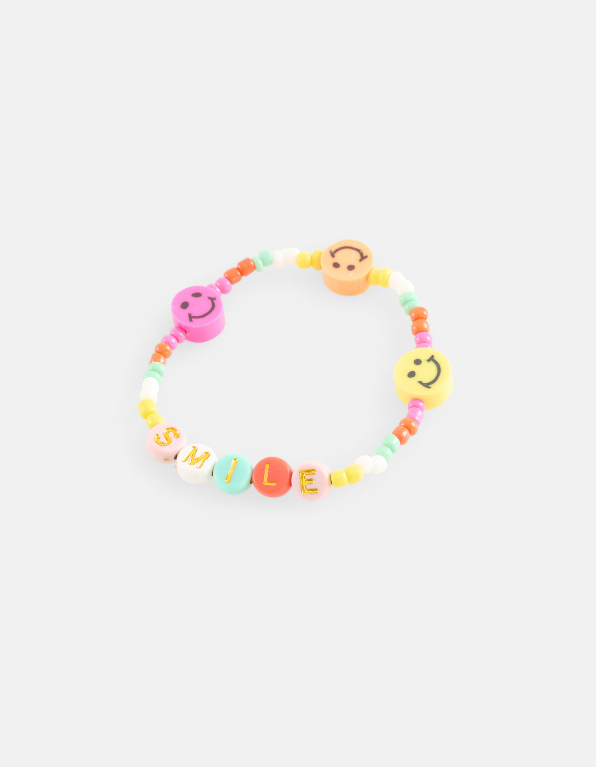 Gekleurde Smiley Armband SHOEBY ACCESSOIRES